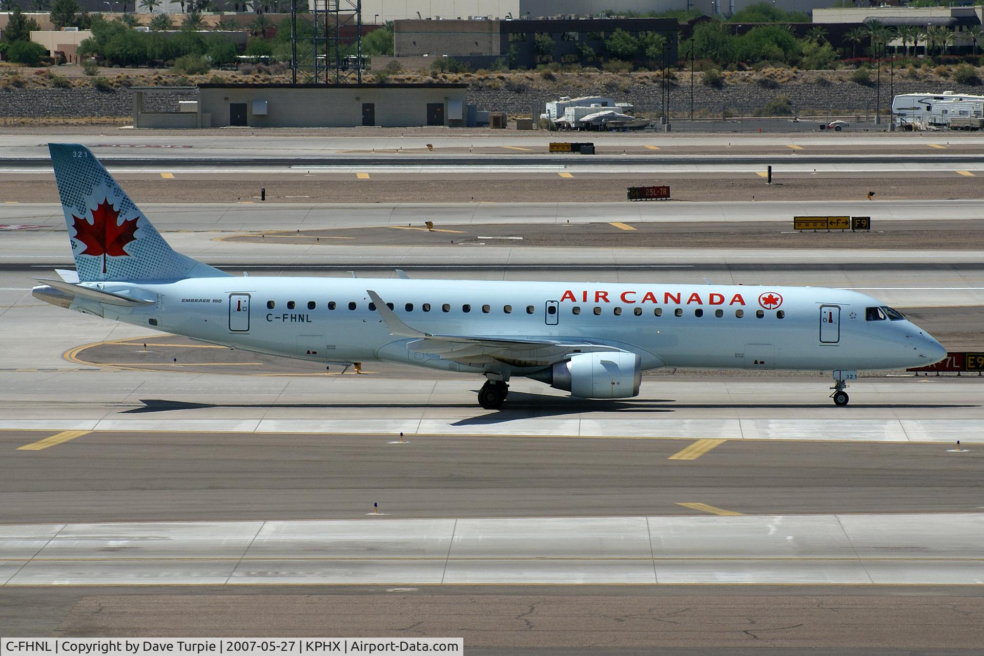 C-FHNL, 2007 Embraer 190AR (ERJ-190-100IGW) C/N 19000070, No comment.