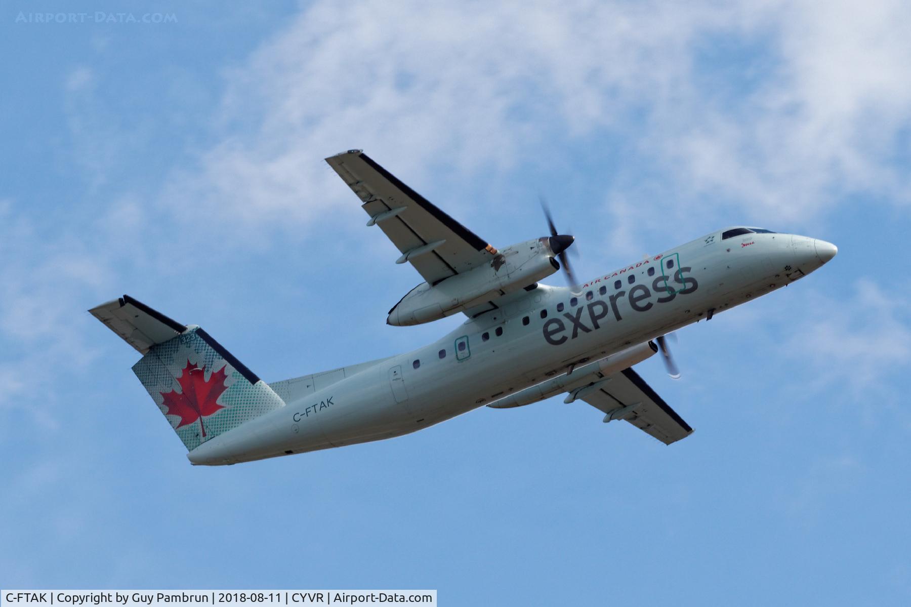 C-FTAK, 1990 De Havilland Canada DHC-8-311 Dash 8 C/N 246, Takeoff