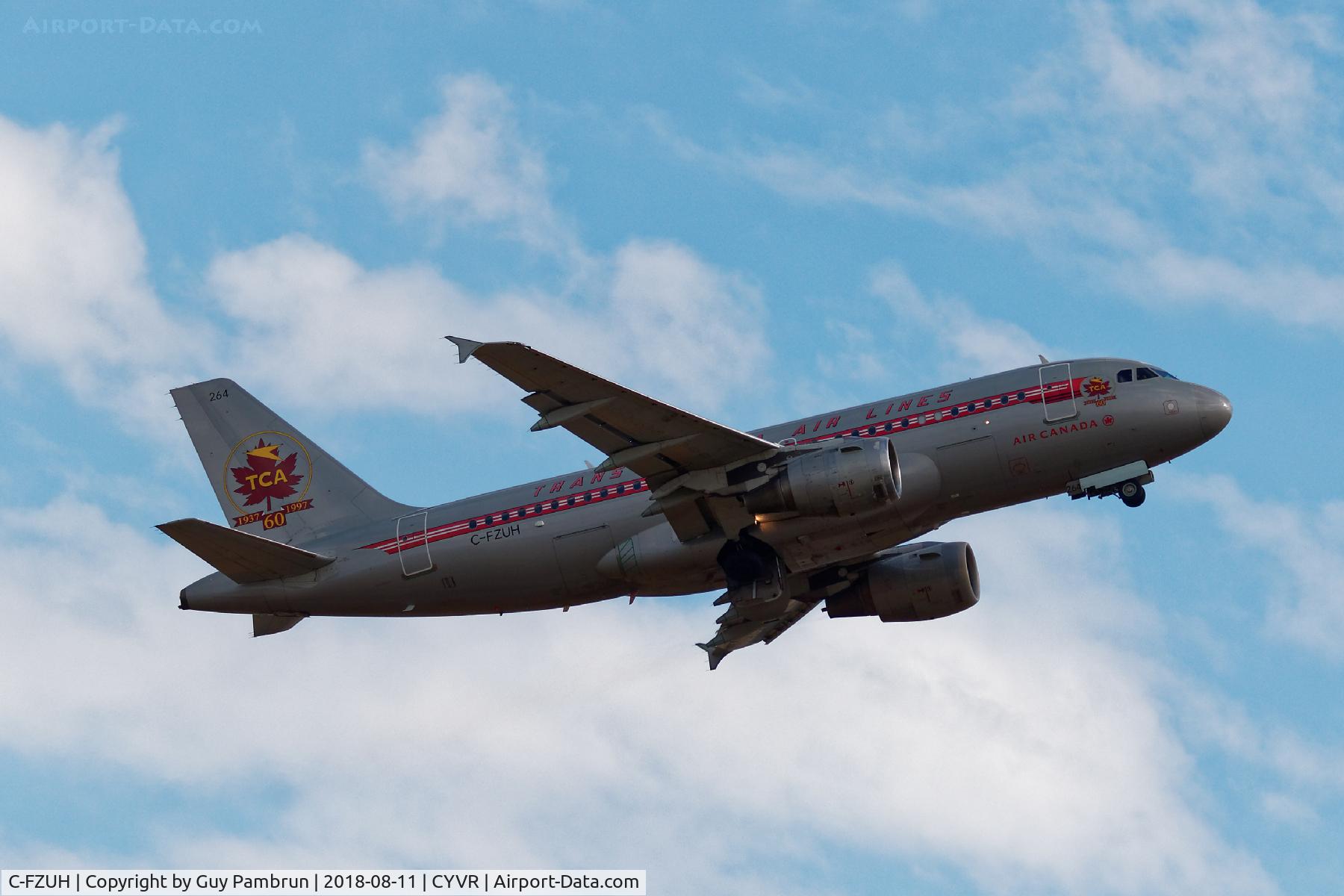 C-FZUH, 1997 Airbus A319-114 C/N 711, Takeoff