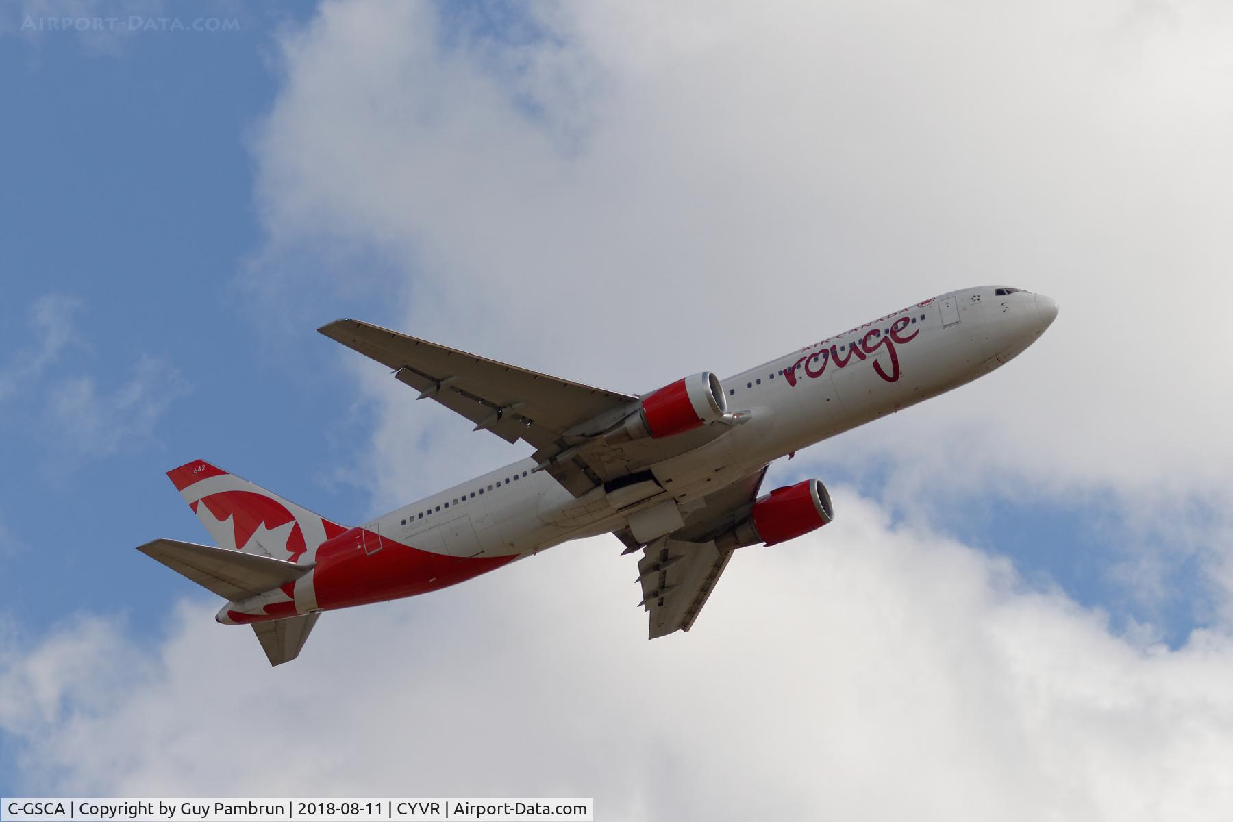 C-GSCA, 1991 Boeing 767-375/ER C/N 25121, Takeoff