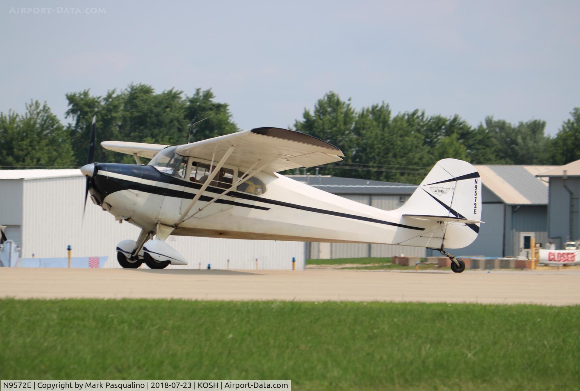 N9572E, 1946 Aeronca 11AC Chief C/N 11AC-1209, Aeronca 11AC