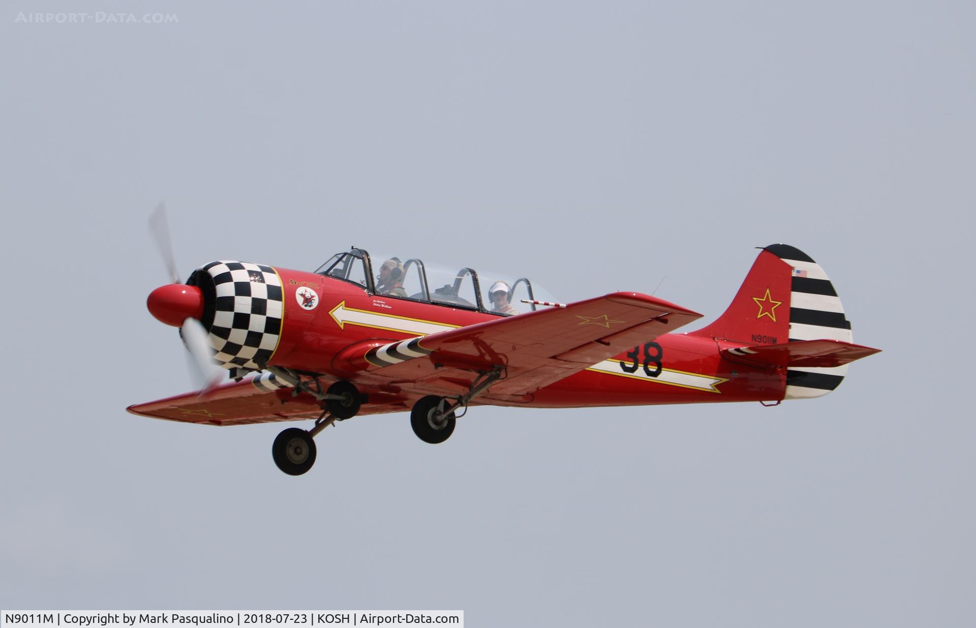 N9011M, 1982 Yakovlev Yak-52 C/N 822111, YAK-52