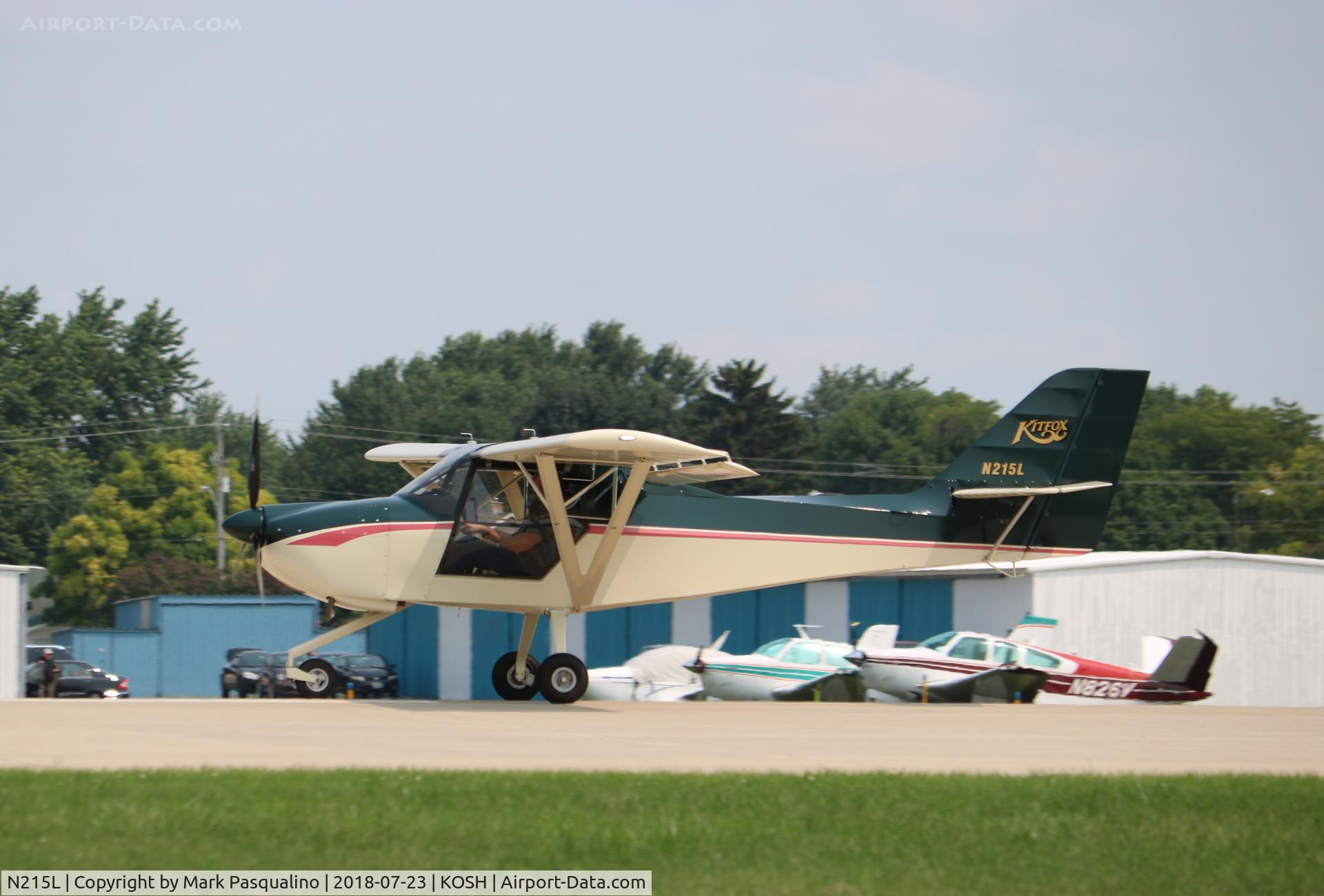 N215L, 1998 Skystar Kitfox Series 5 Vixen C/N ECV007, Kitfox Series 5