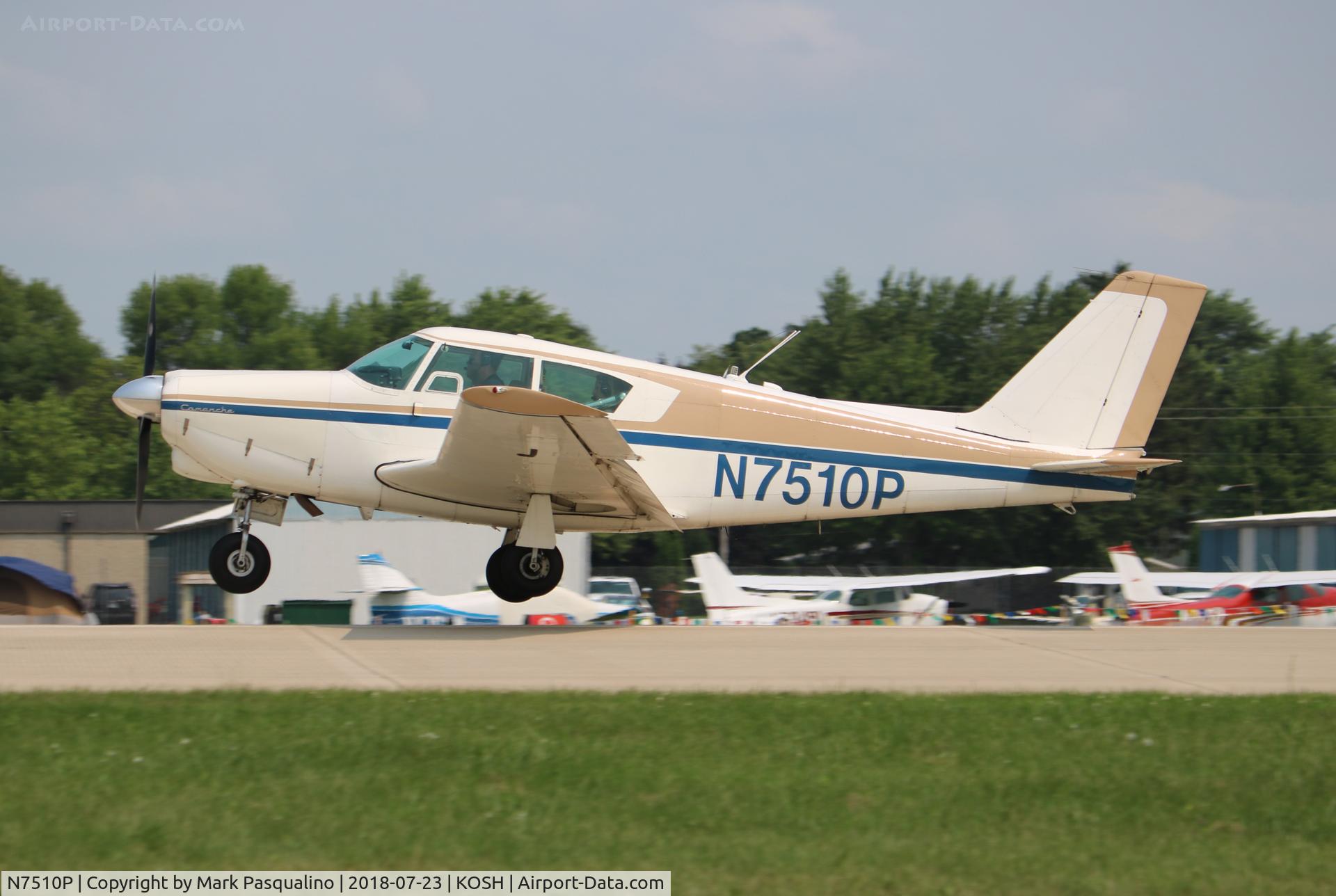 N7510P, 1961 Piper PA-24-250 Comanche C/N 24-2711, Piper PA-24-250