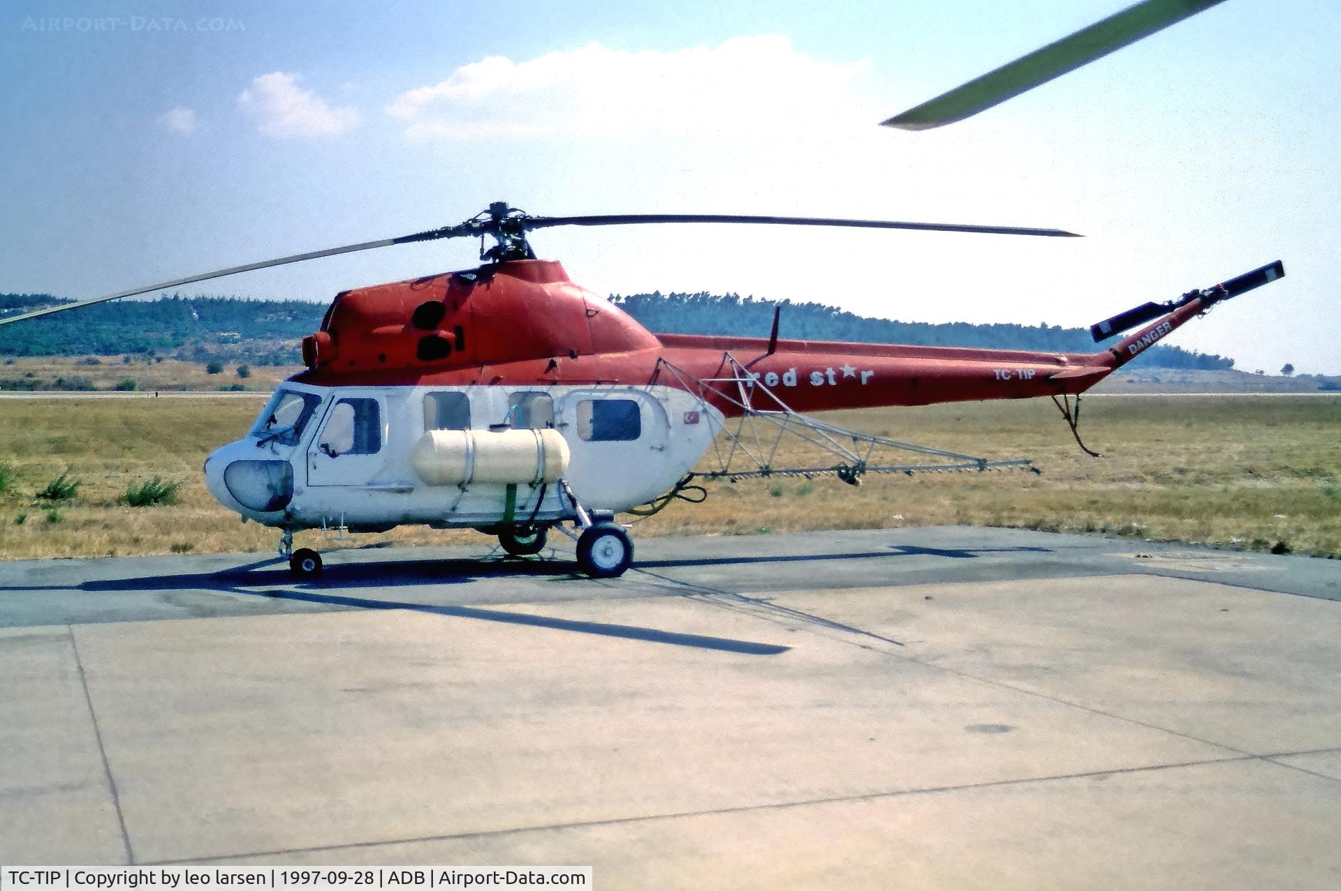 TC-TIP, 1988 WSK Swidnik Mi-2 C/N 5210624 058, Izmir 28.9.1997