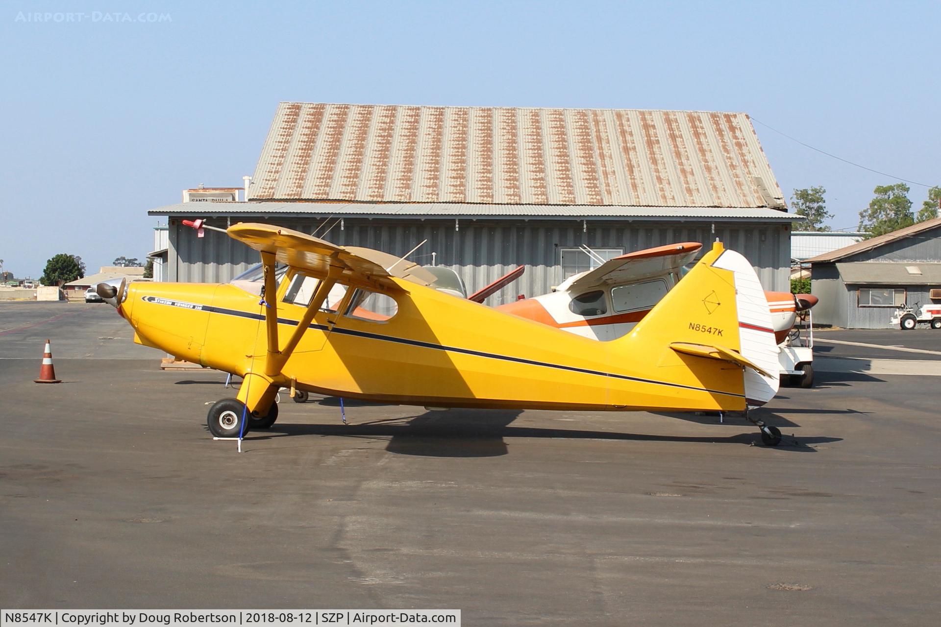 N8547K, 1947 Stinson 108 Voyager C/N 108-1547, 1947 Stinson 108 VOYAGER, Franklin 6A4150 150 Hp