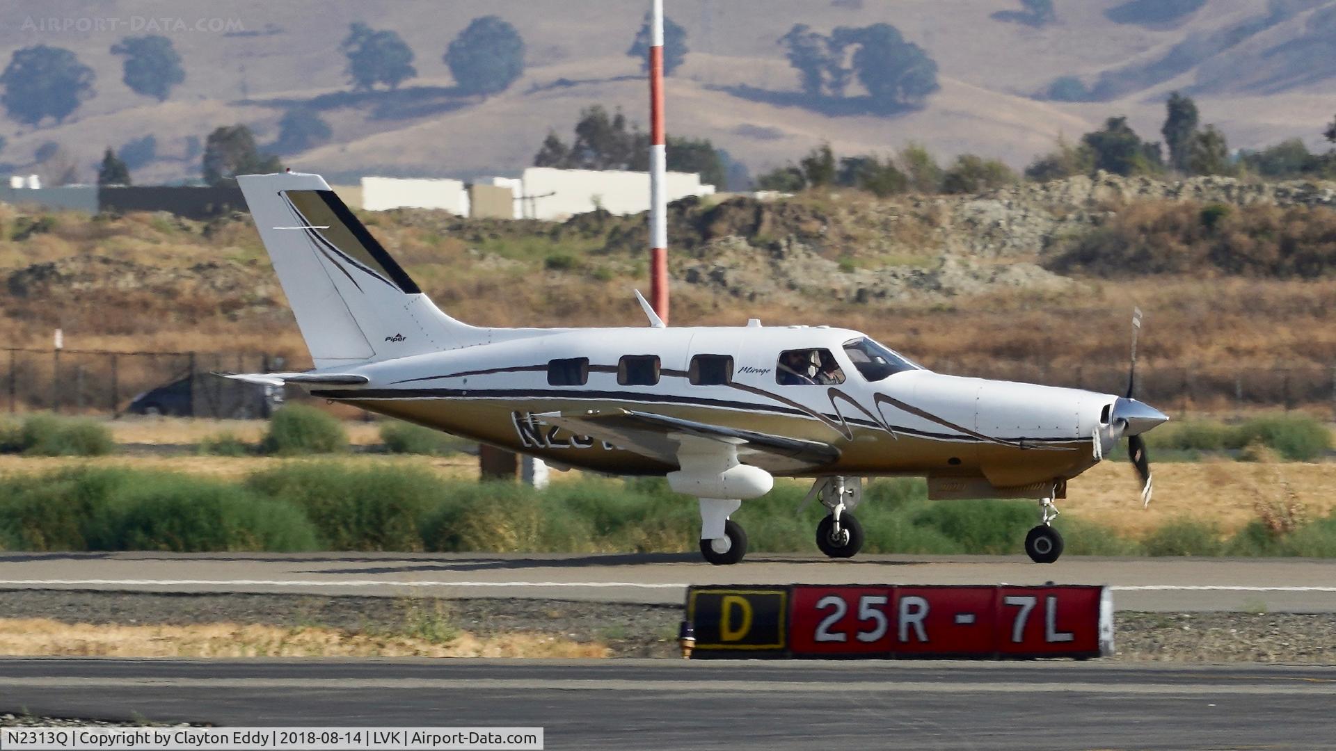 N2313Q, Piper PA-46-350P Malibu Mirage C/N 4636474, Livermore Airport California 2018.