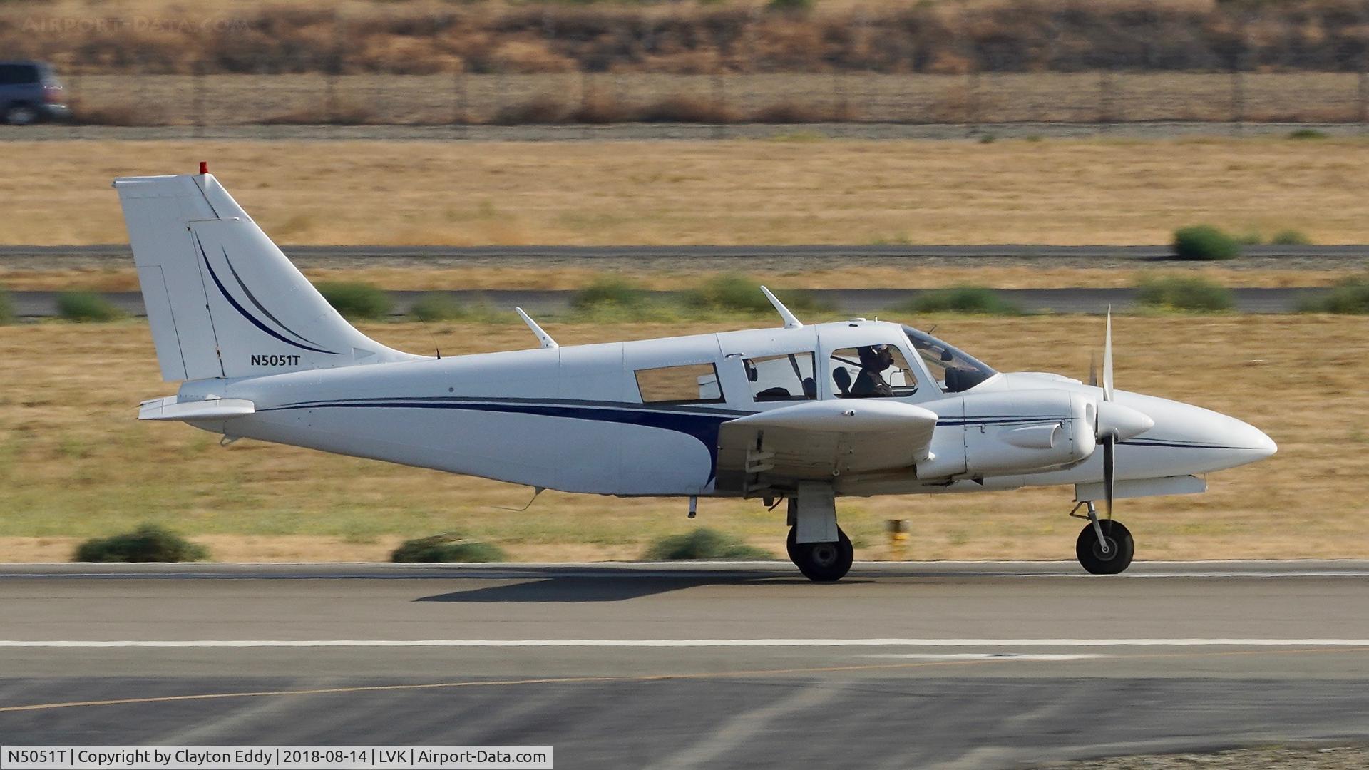 N5051T, 1972 Piper PA-34-200 Seneca C/N 34-7250237, Livermore Airport California 2018.