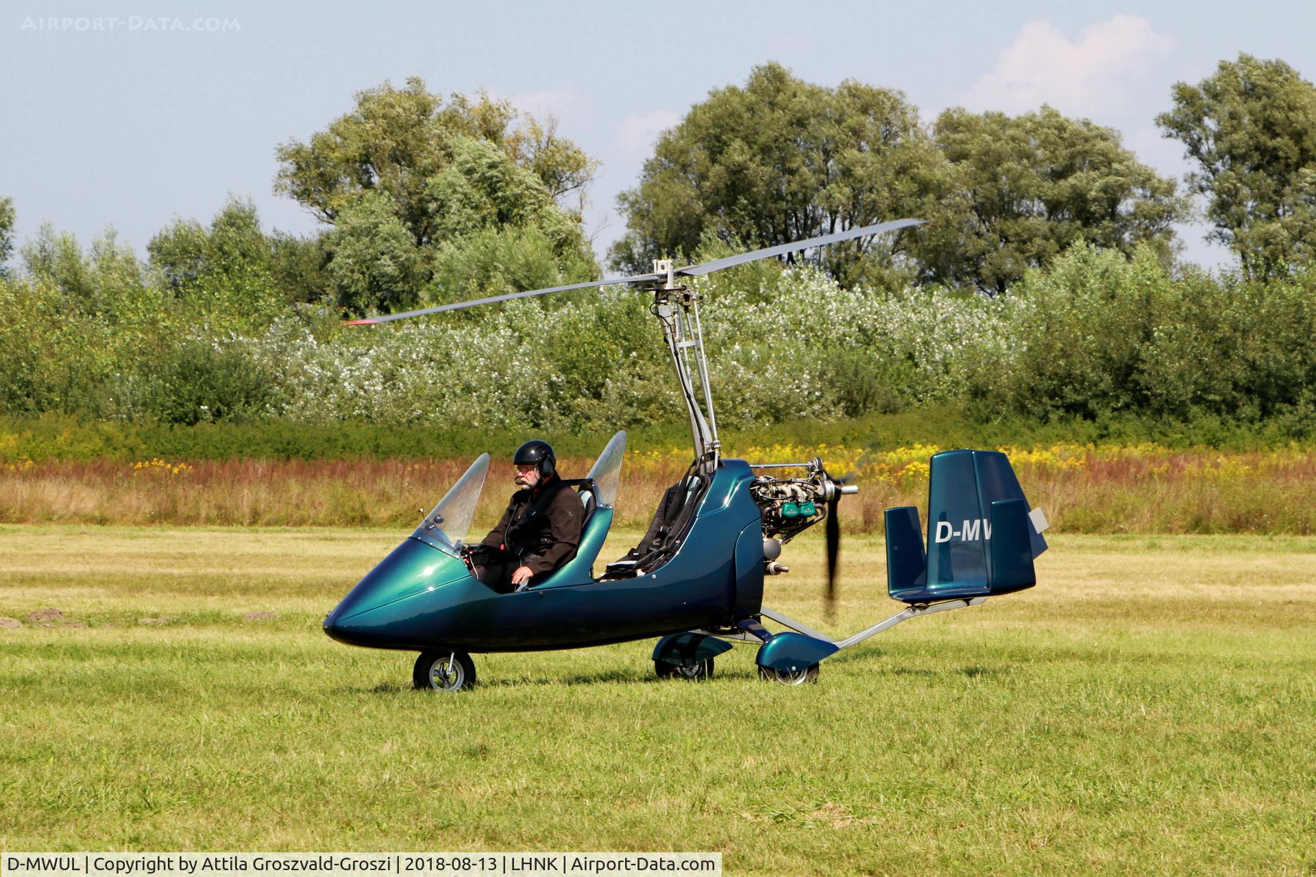 D-MWUL, AutoGyro Europe MTOSport C/N Not found  D-MWUL, Nagykanizsa Airport, Hungary. 16th FAI World Microlight Championship 2018 Nagykanizsa.