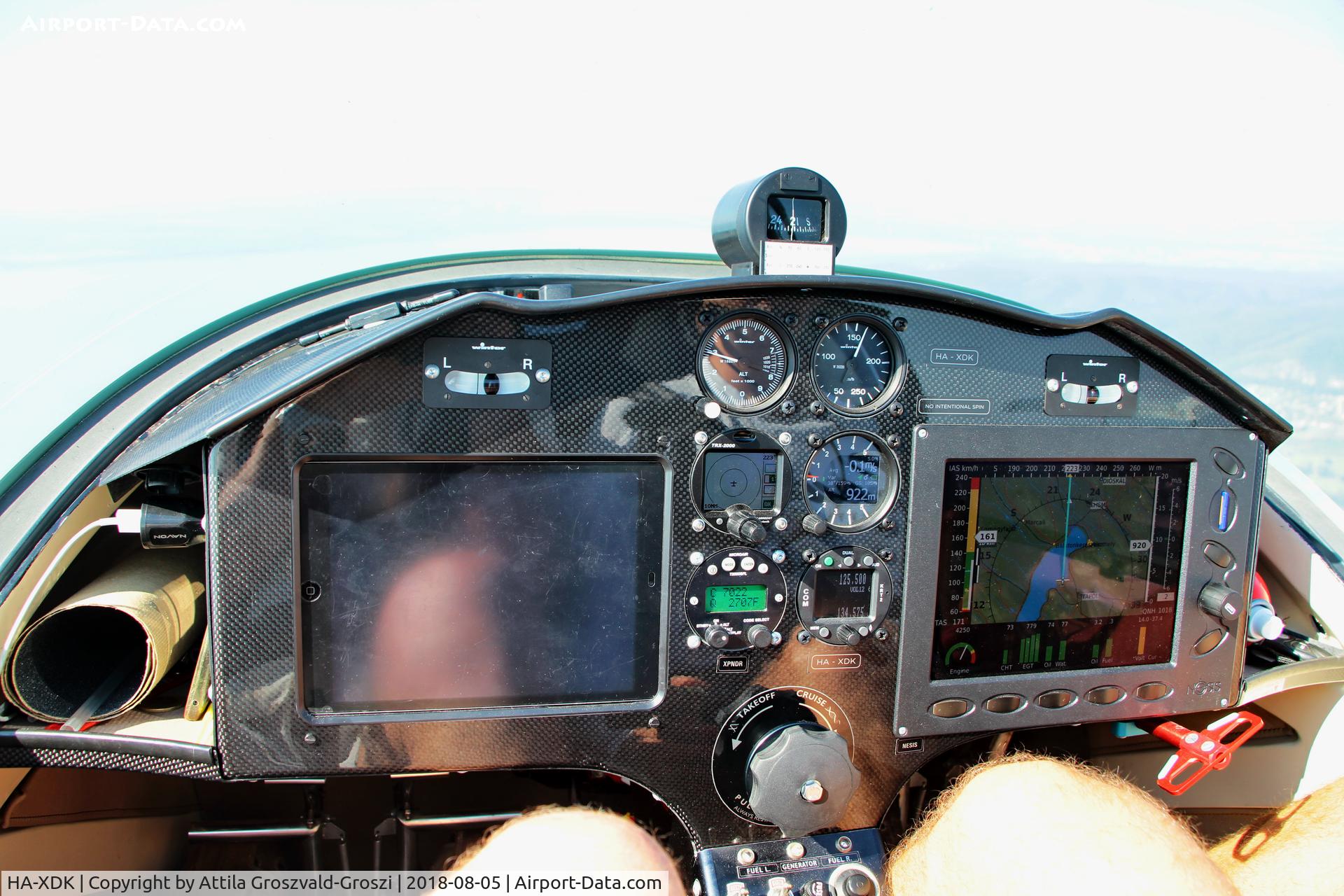 HA-XDK, 2017 Omikron-Dokk Altus C/N 001, During the flight