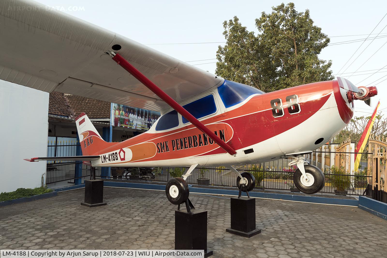 LM-4188, Cessna T-41D Mescalero C/N R17200404, On display close to Museum Pusat TNI-AU Dirgantara Mandala.