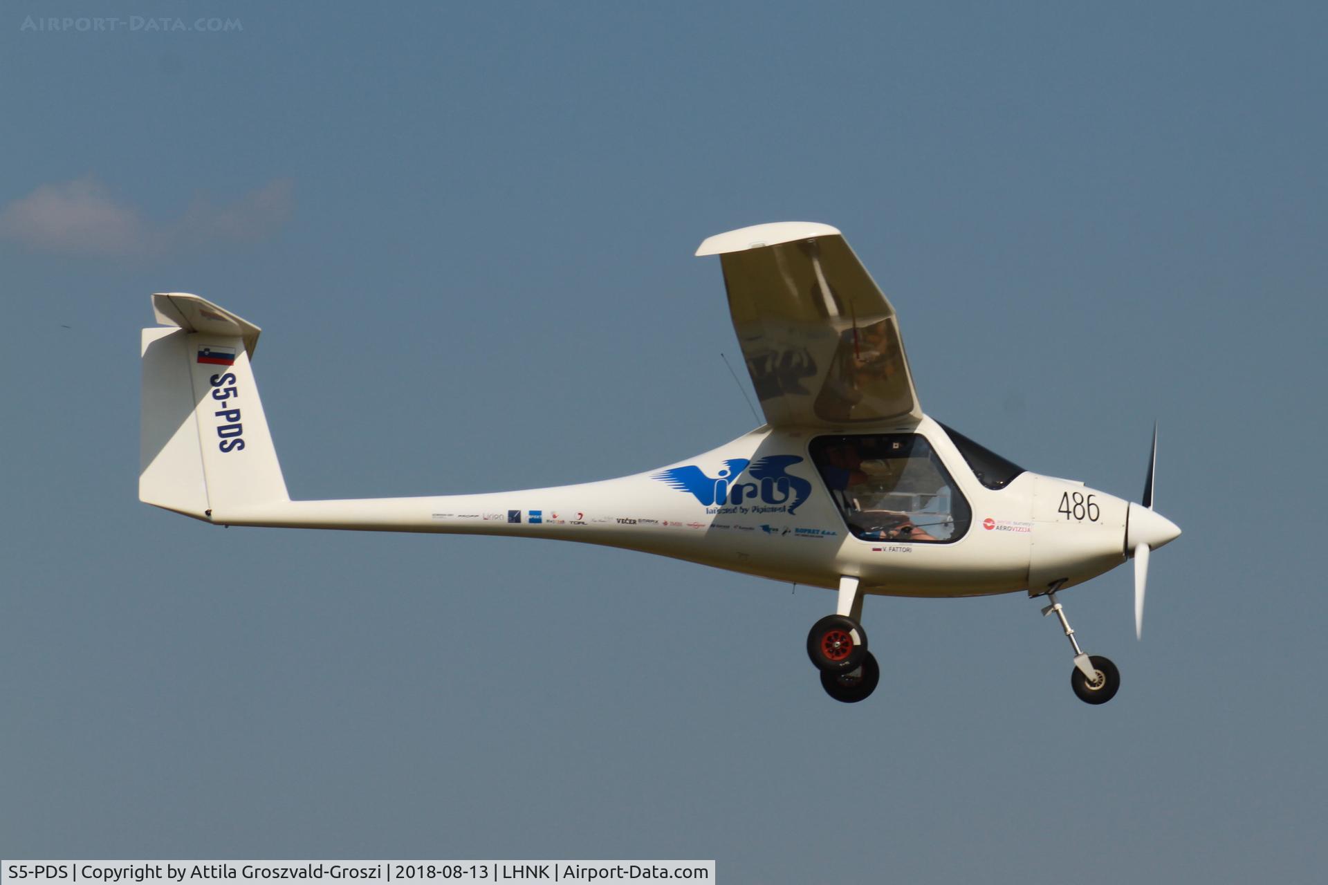 S5-PDS, Pipistrel Virus 912 C/N 128V9120104, Nagykanizsa Airport, Hungary. 16th FAI World Microlight Championship 2018 Nagykanizsa.