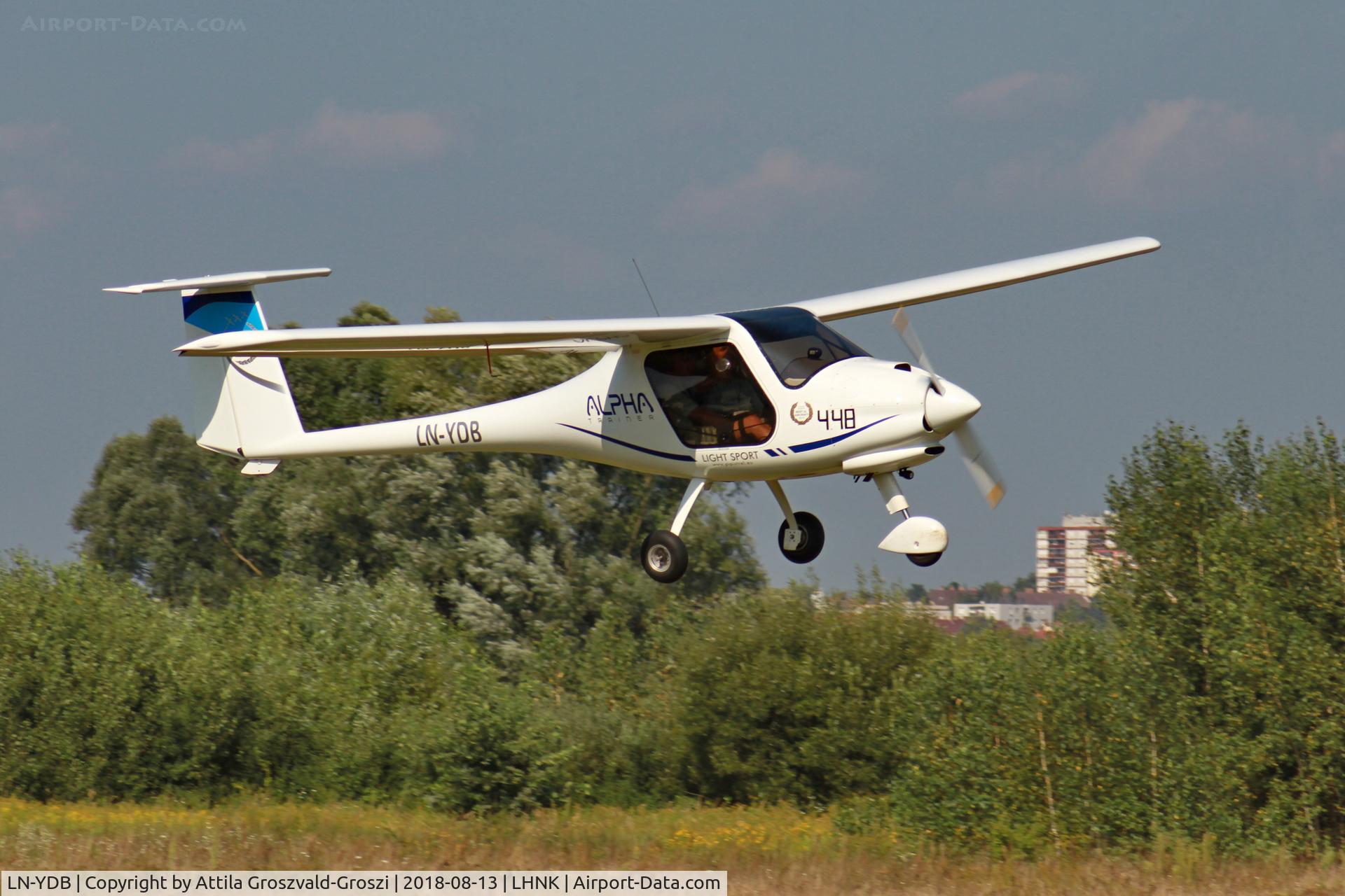 LN-YDB, 2014 Pipistrel Alpha Trainer C/N 655 AT 912, Nagykanizsa Airport, Hungary. 16th FAI World Microlight Championship 2018 Nagykanizsa.