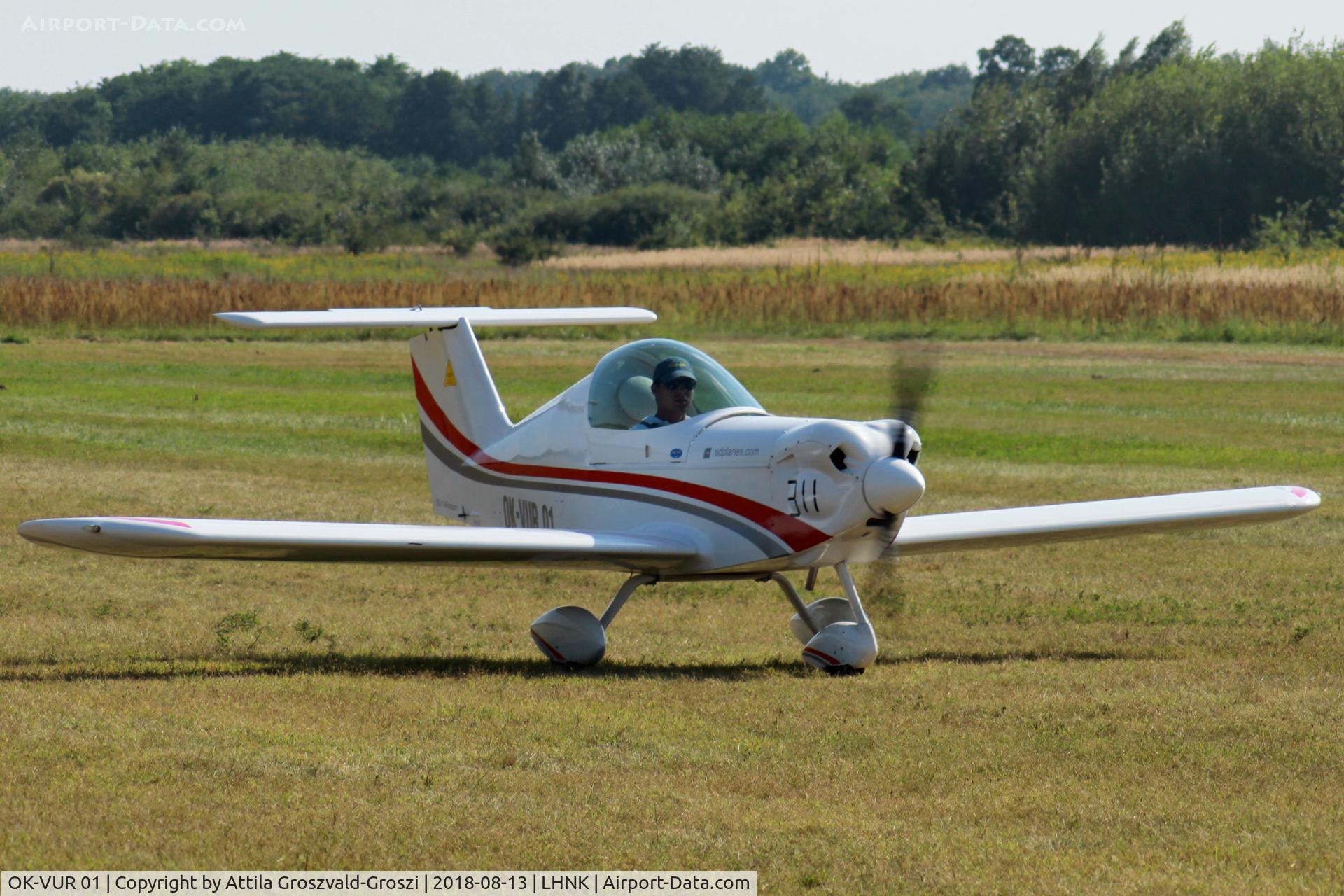 OK-VUR 01, 2015 Spacek SD-1 Minisport C/N 126, Nagykanizsa Airport, Hungary. 16th FAI World Microlight Championship 2018 Nagykanizsa.