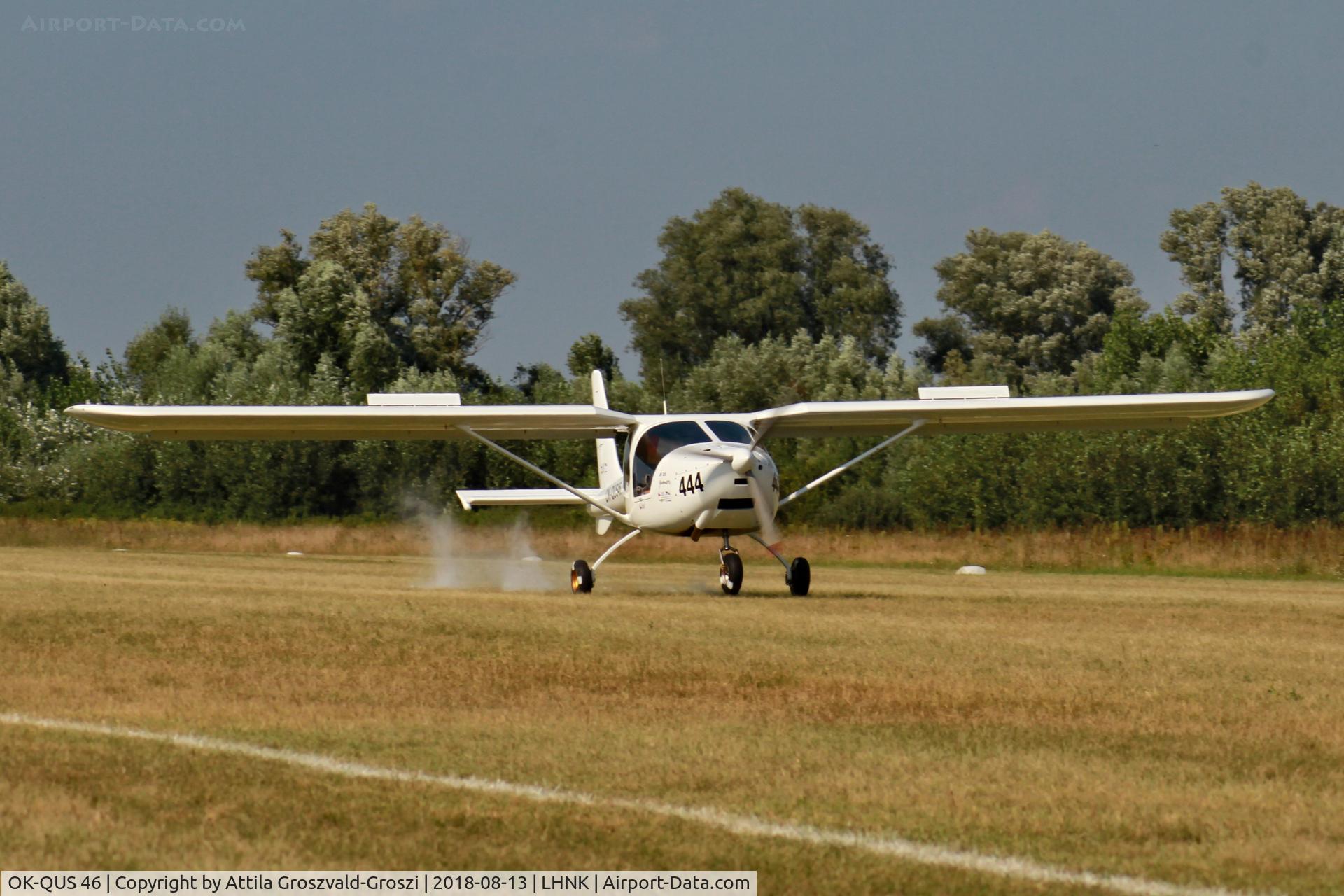 OK-QUS 46, Ekolot JK-05L Junior C/N 05-09-01, Nagykanizsa Airport, Hungary. 16th FAI World Microlight Championship 2018 Nagykanizsa.
