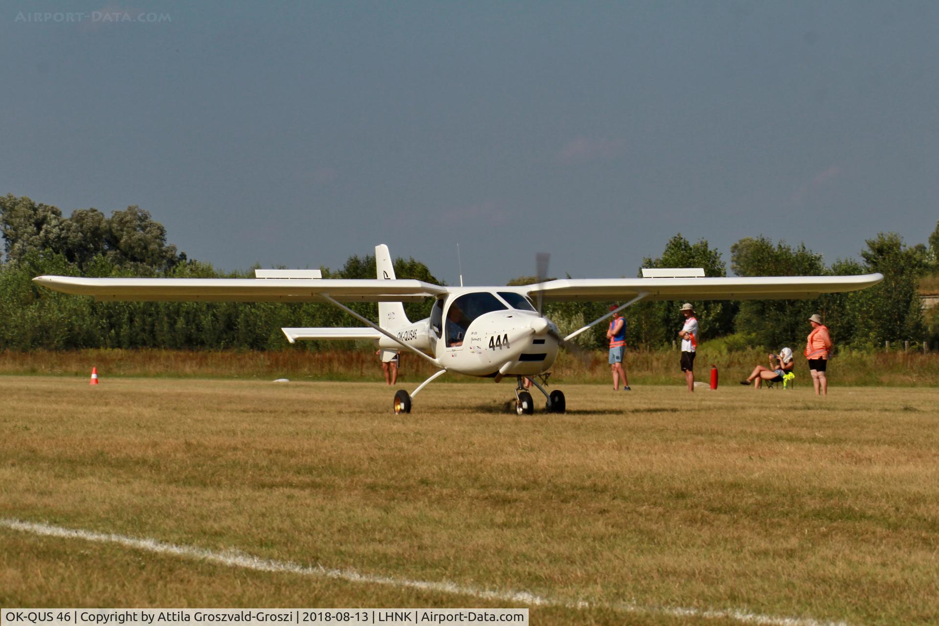 OK-QUS 46, Ekolot JK-05L Junior C/N 05-09-01, Nagykanizsa Airport, Hungary. 16th FAI World Microlight Championship 2018 Nagykanizsa.