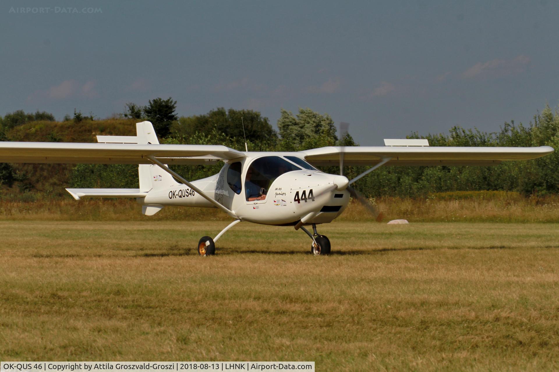 OK-QUS 46, Ekolot JK-05L Junior C/N 05-09-01, Nagykanizsa Airport, Hungary. 16th FAI World Microlight Championship 2018 Nagykanizsa.