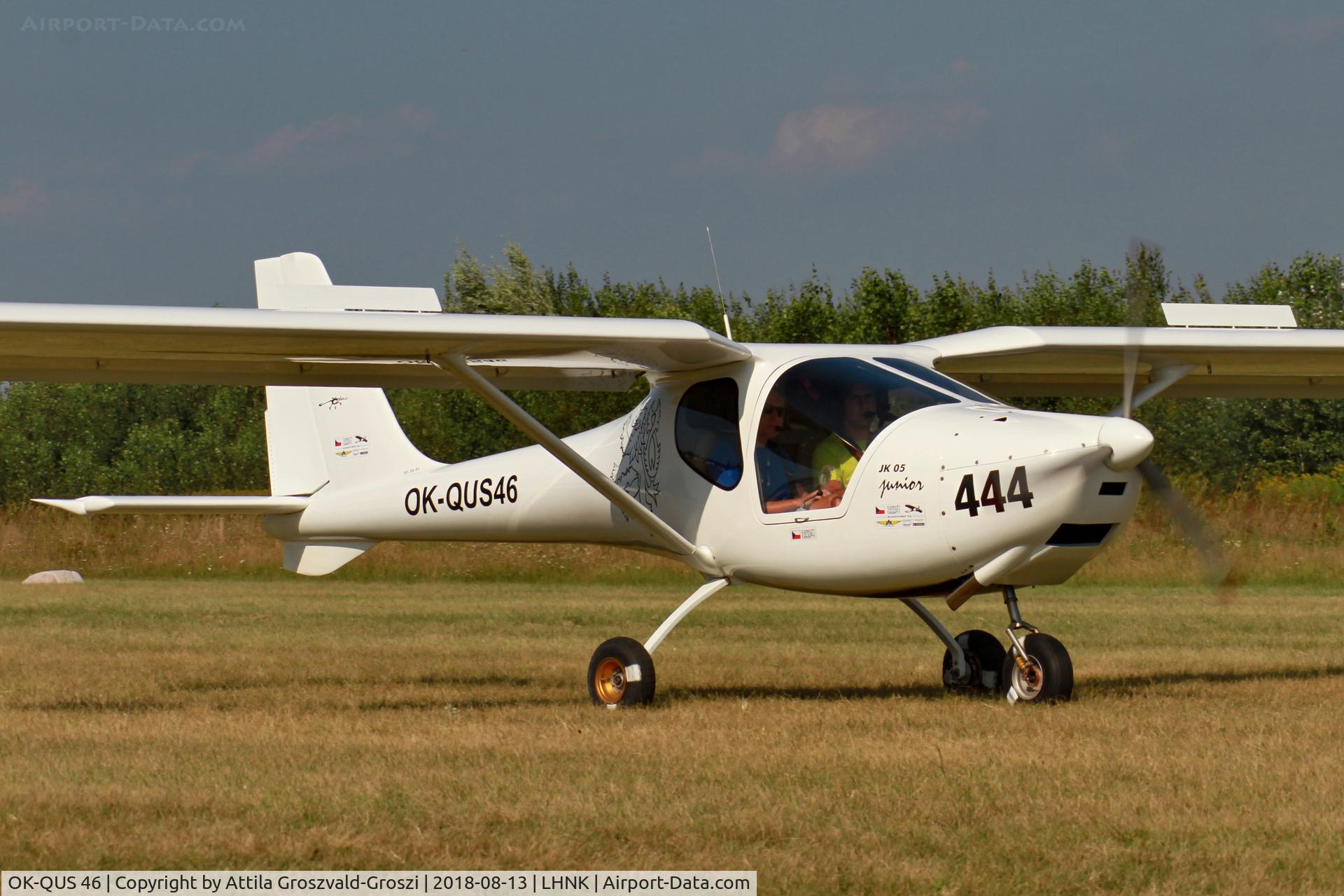 OK-QUS 46, Ekolot JK-05L Junior C/N 05-09-01, Nagykanizsa Airport, Hungary. 16th FAI World Microlight Championship 2018 Nagykanizsa.