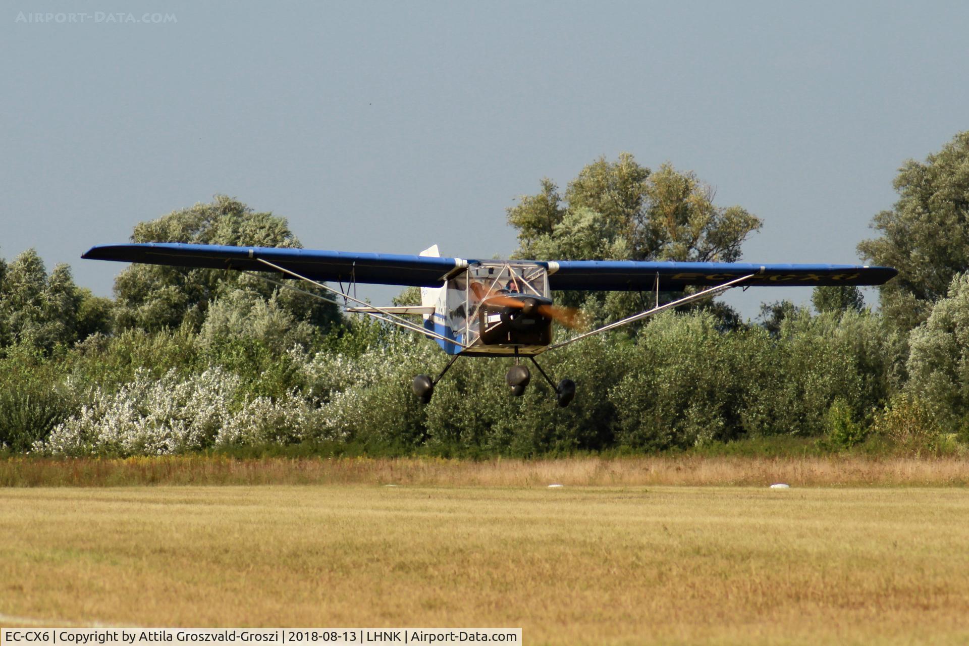 EC-CX6, Rans S-6ES Coyote II C/N S-6A-149, Nagykanizsa Airport, Hungary. 16th FAI World Microlight Championship 2018 Nagykanizsa.