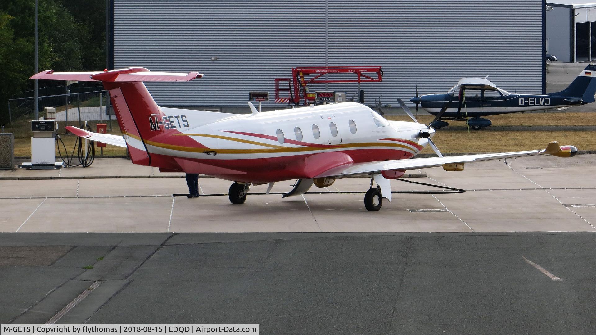 M-GETS, 2012 Pilatus PC-12/47E C/N 1346, M-GETS Bayreuth Airport