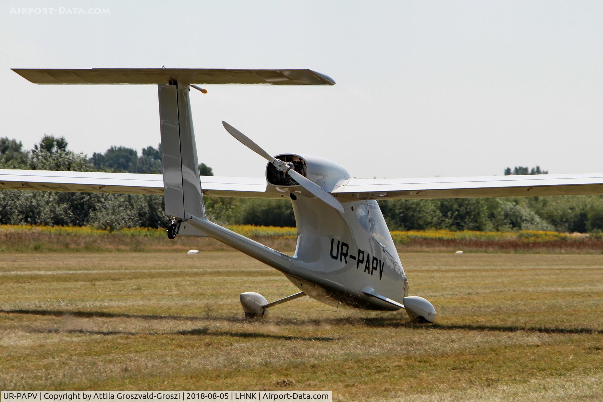 UR-PAPV, 2018 Aeroprakt A-40 C/N 1, Nagykanizsa Airport, Hungary. 16th FAI World Microlight Championship 2018 Nagykanizsa. There is an airplane specially built for this World Championship