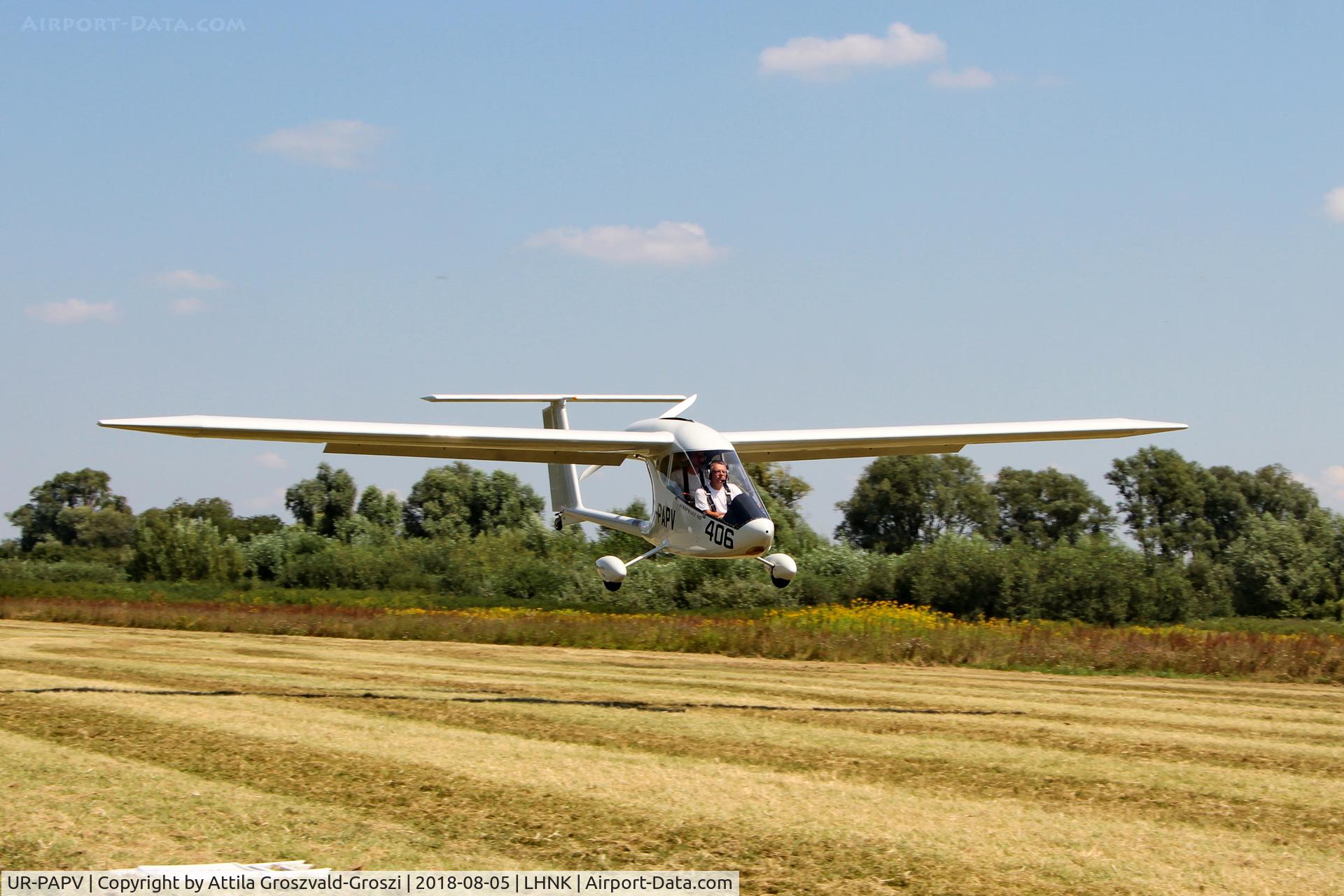 UR-PAPV, 2018 Aeroprakt A-40 C/N 1, Nagykanizsa Airport, Hungary. 16th FAI World Microlight Championship 2018 Nagykanizsa. There is an airplane specially built for this World Championship