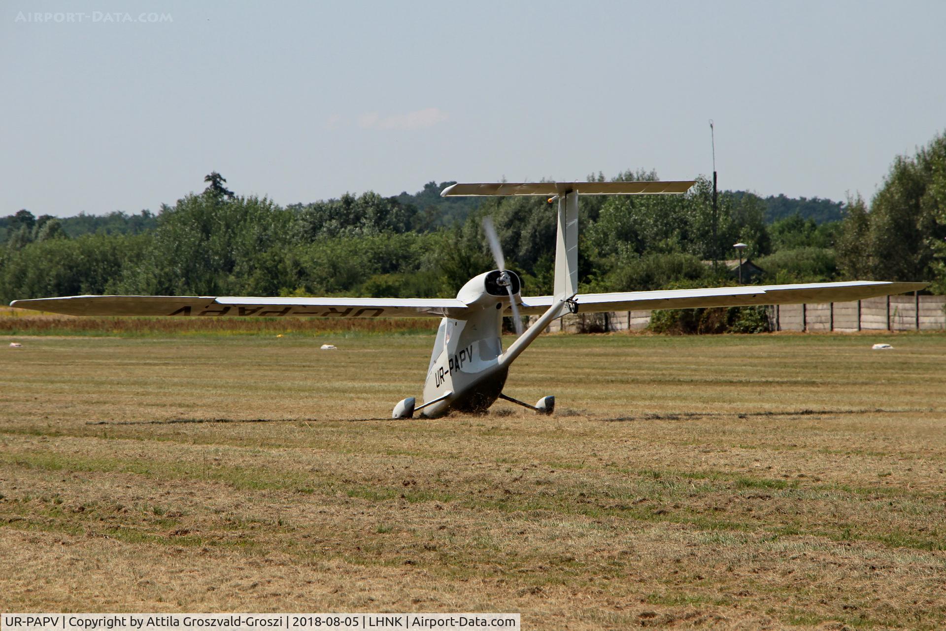 UR-PAPV, 2018 Aeroprakt A-40 C/N 1, Nagykanizsa Airport, Hungary. 16th FAI World Microlight Championship 2018 Nagykanizsa. There is an airplane specially built for this World Championship