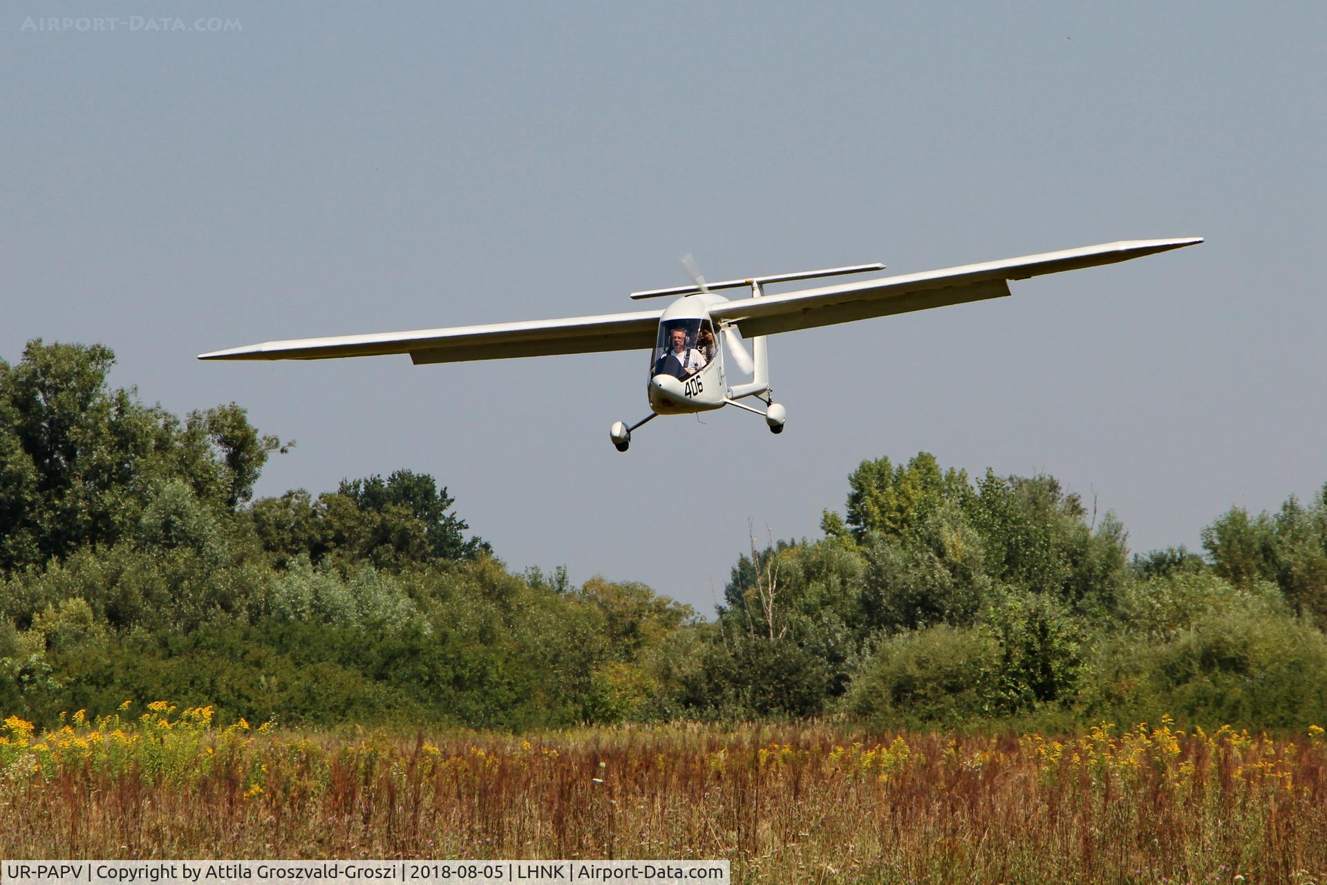 UR-PAPV, 2018 Aeroprakt A-40 C/N 1, Nagykanizsa Airport, Hungary. 16th FAI World Microlight Championship 2018 Nagykanizsa. There is an airplane specially built for this World Championship