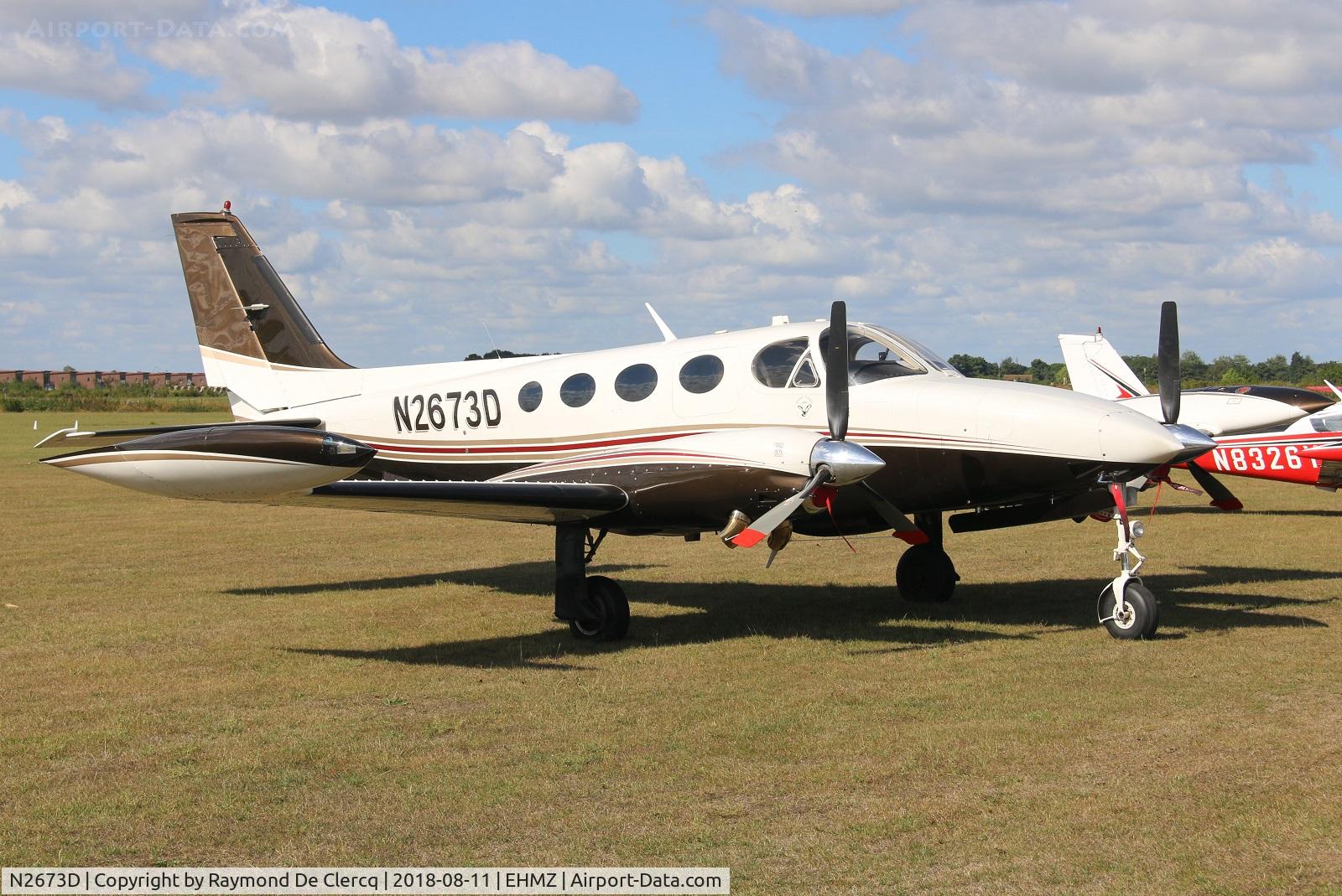 N2673D, 1979 Cessna 340A C/N 340A0755, At Midden Zeeland.