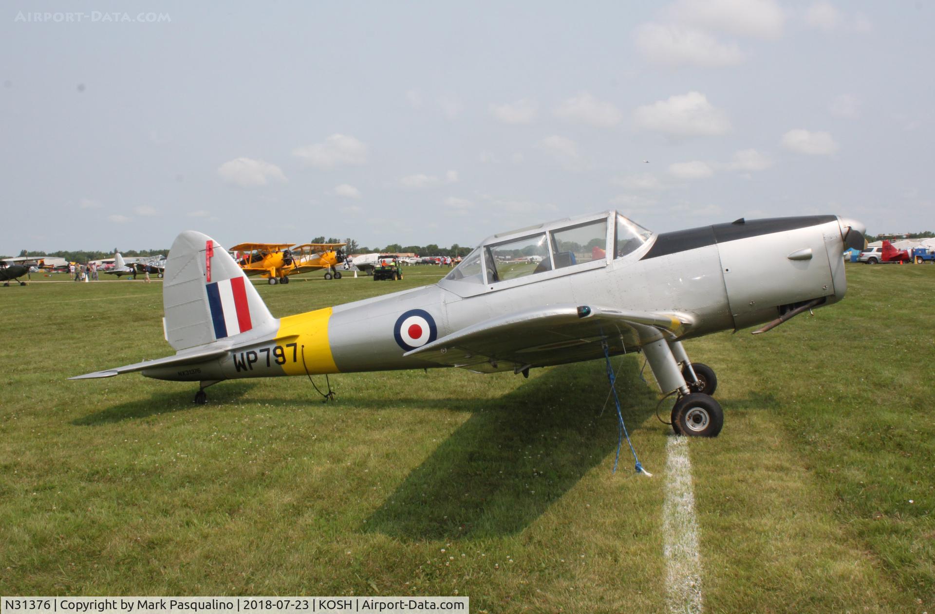 N31376, 1951 De Havilland DHC-1 Chipmunk T.10 C/N C1/0689 (DHB-580?), DHC-1 Chipmunk T.10