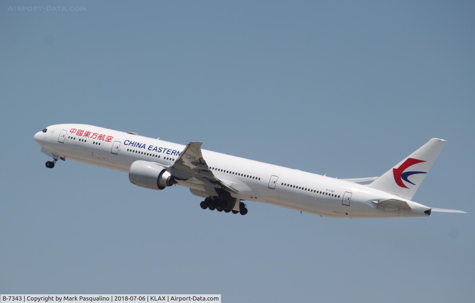 B-7343, 2016 Boeing 777-39P/ER C/N 43277, Boeing 777-300ER