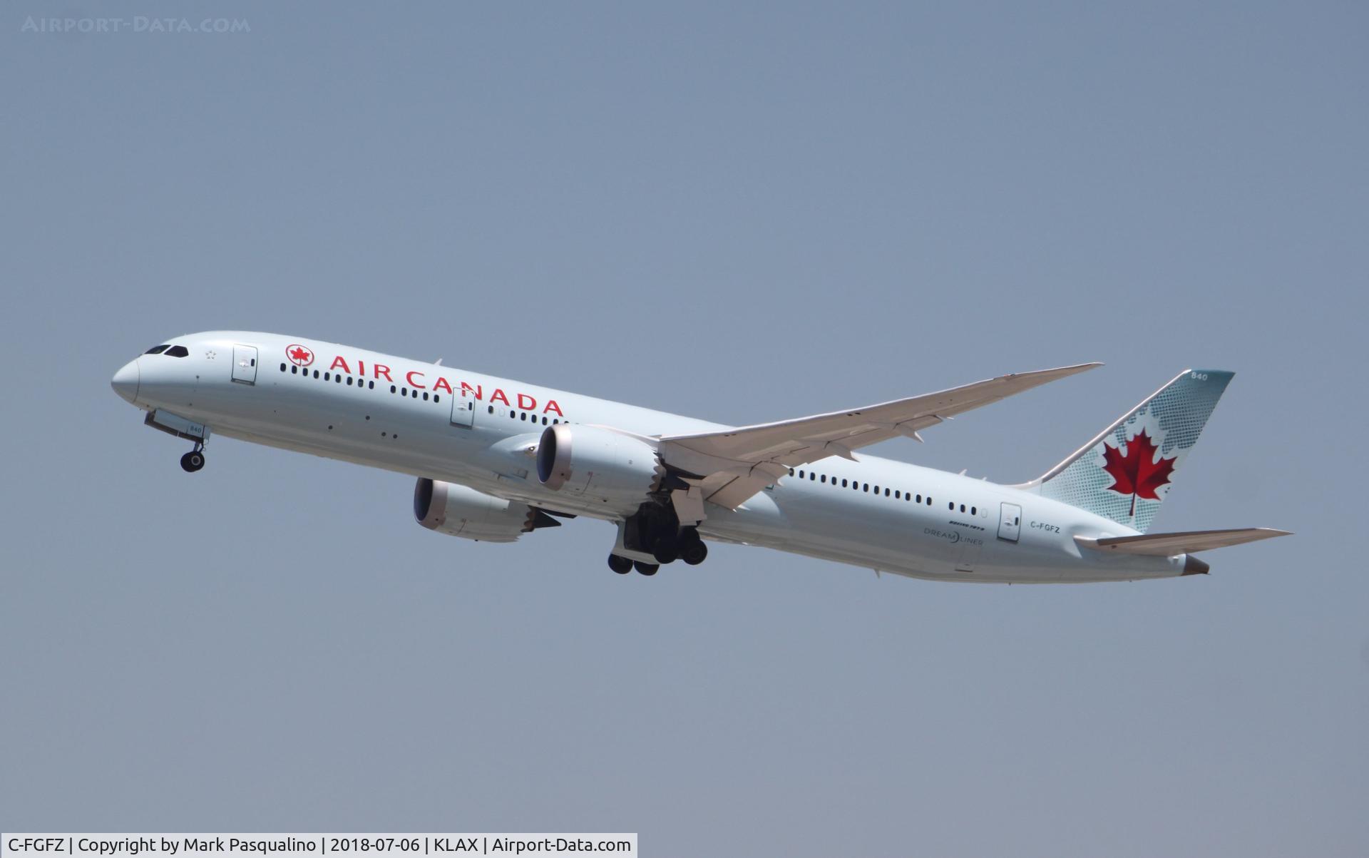 C-FGFZ, 2016 Boeing 787-9 Dreamliner C/N 37172, Boeing 787-9