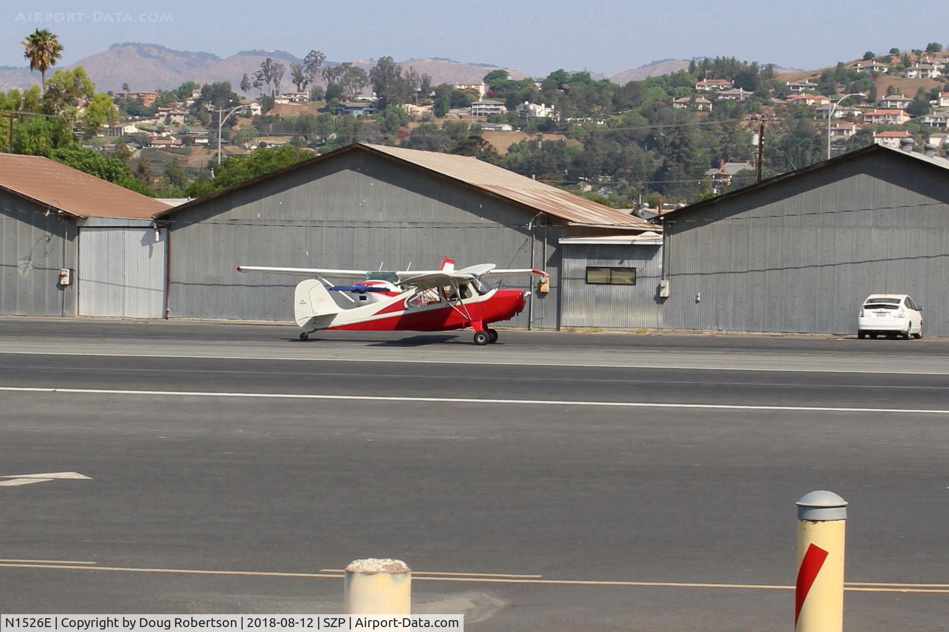 N1526E, 1946 Aeronca 7AC Champion C/N 7AC-5089, 1946 Aeronca 7AC CHAMPION, Continental A&C65 65 Hp, taxi back