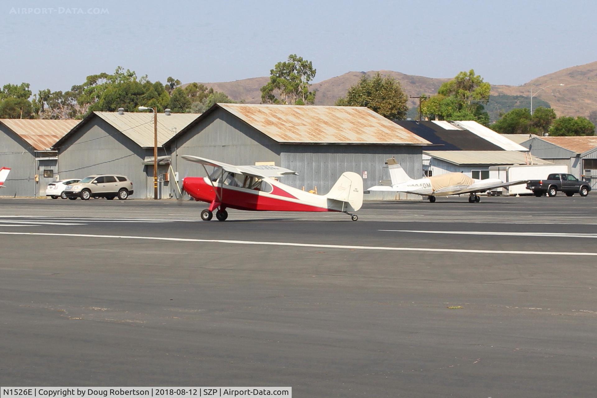 N1526E, 1946 Aeronca 7AC Champion C/N 7AC-5089, 1946 Aeronca 7AC CHAMPION, Continental A&C65 65 Hp, taking the active