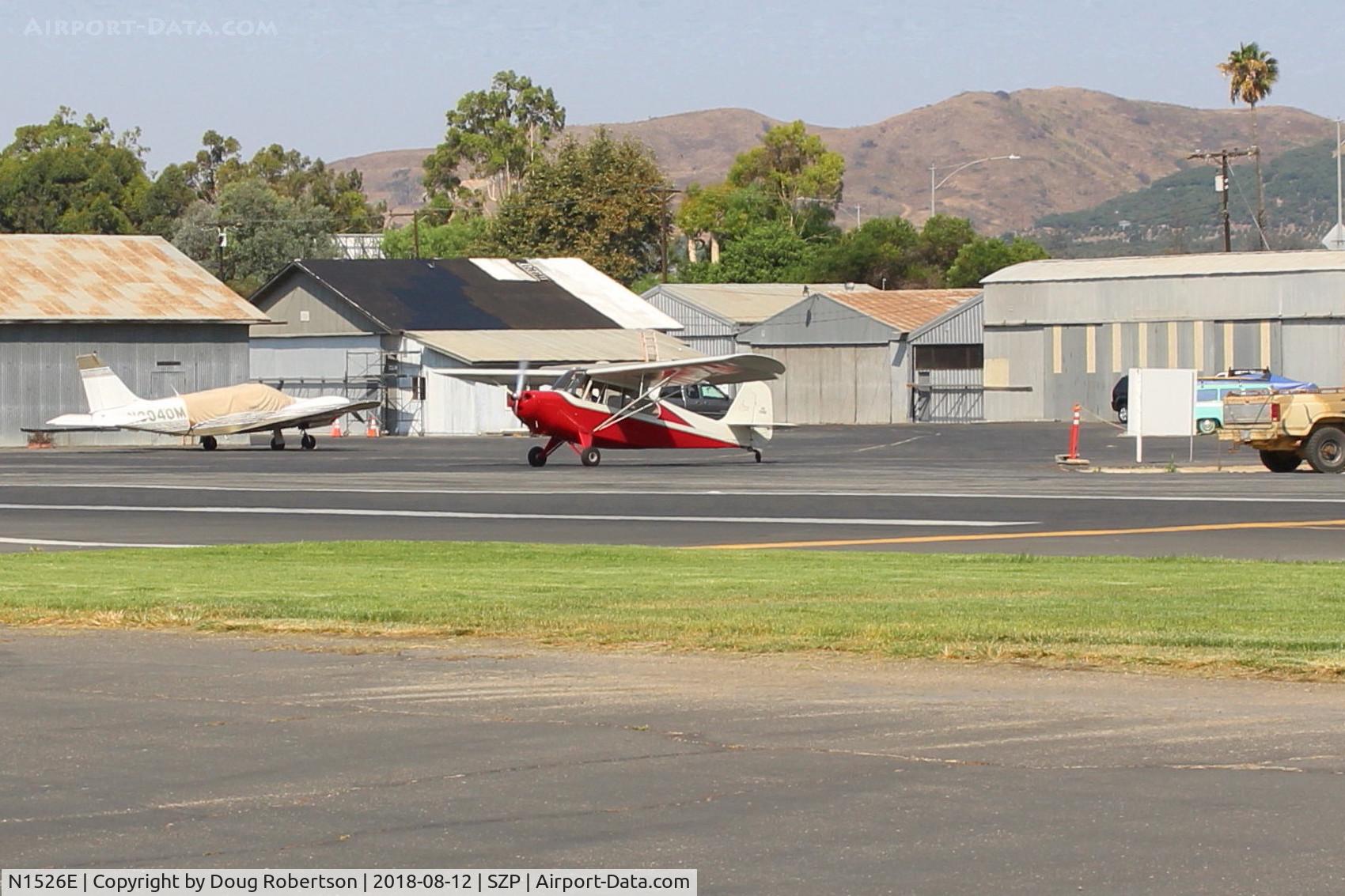 N1526E, 1946 Aeronca 7AC Champion C/N 7AC-5089, 1946 Aeronca 7AC CHAMPION, Continental A&C65 65 Hp, at 22 preflight checks area