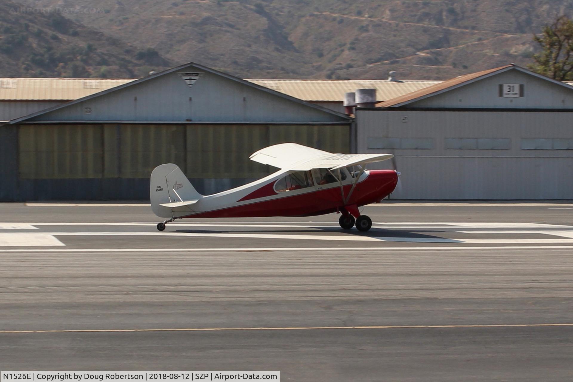 N1526E, 1946 Aeronca 7AC Champion C/N 7AC-5089, 1946 Aeronca 7AC CHAMPION, Cont8inental A&C65 65 Hp, another takeoff roll Rwy 22