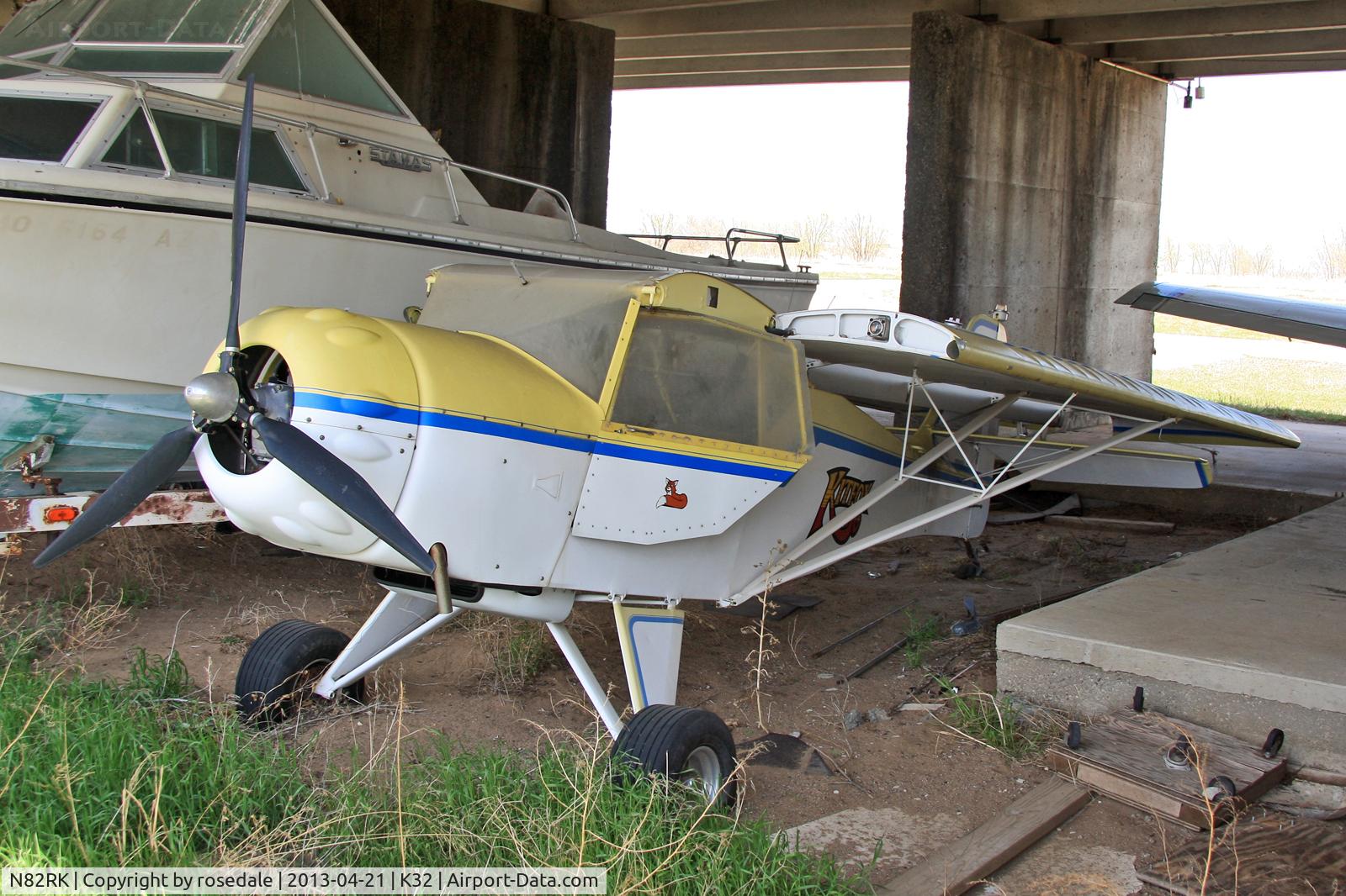 N82RK, 1990 Denney Kitfox Model 1 C/N 144, At her home airfield of Riverside, Wichita, KS before the airport was closed for development