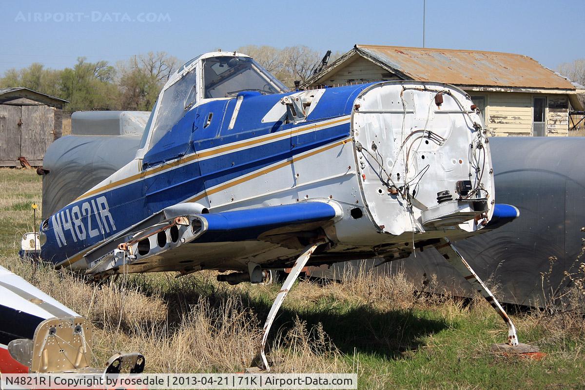 N4821R, 1975 Cessna A188B C/N 18802340T, Out to grass and retired