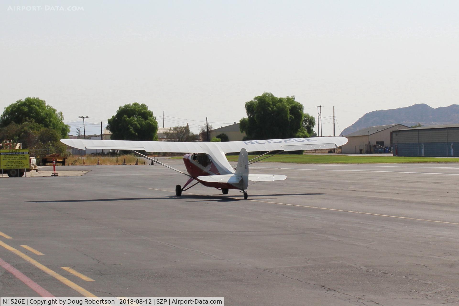 N1526E, 1946 Aeronca 7AC Champion C/N 7AC-5089, 1946 Aeronca 7AC CHAMPION, Continental A&C65 65 Hp, taxi to Rwy 22