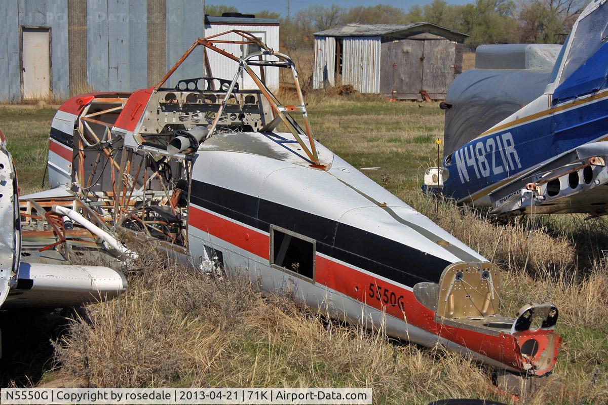 N5550G, 1972 Cessna A188B AGwagon C/N 188-01112, At rest in retirement