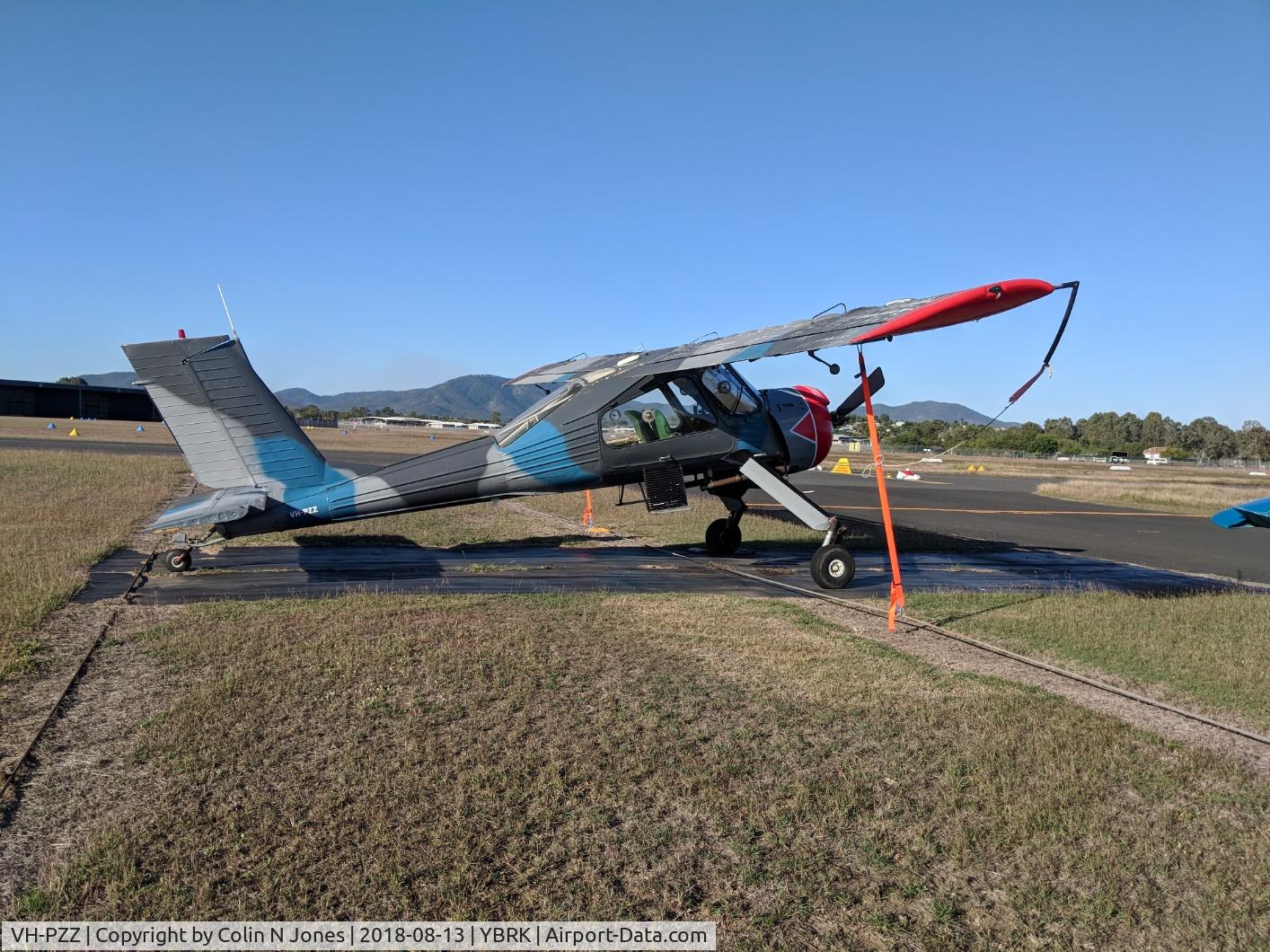 VH-PZZ, 1988 PZL-Okecie PZL-104 Wilga 35A C/N CF15820613, At Rockhampton Qld.Mon 24Aug18