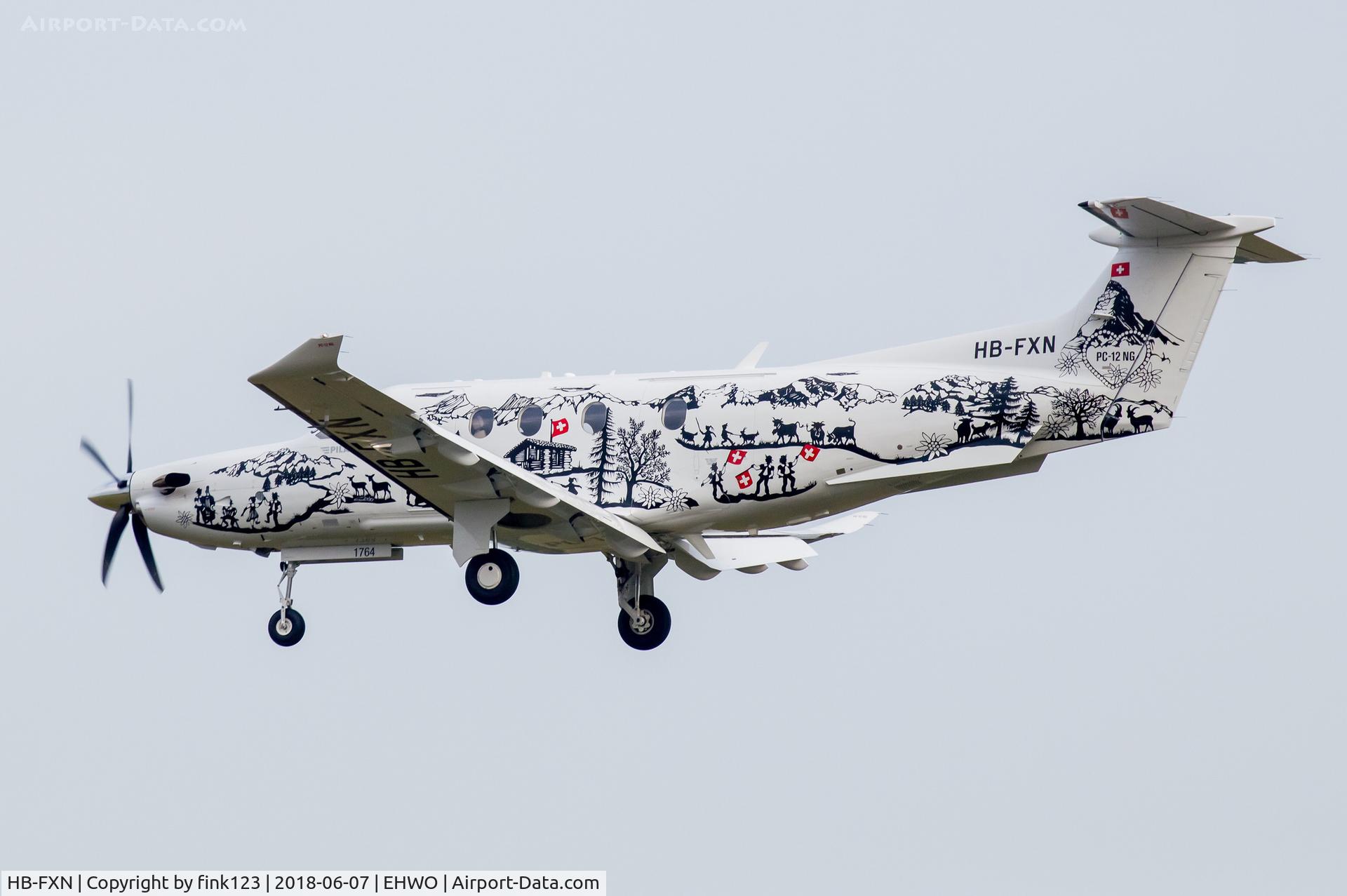 HB-FXN, 2017 Pilatus PC-12/47E C/N 1764, PC12