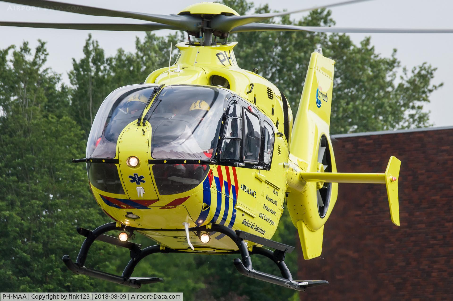 PH-MAA, 2006 Eurocopter EC-135T-2 C/N 0532, Lifeliner01 at a scramble