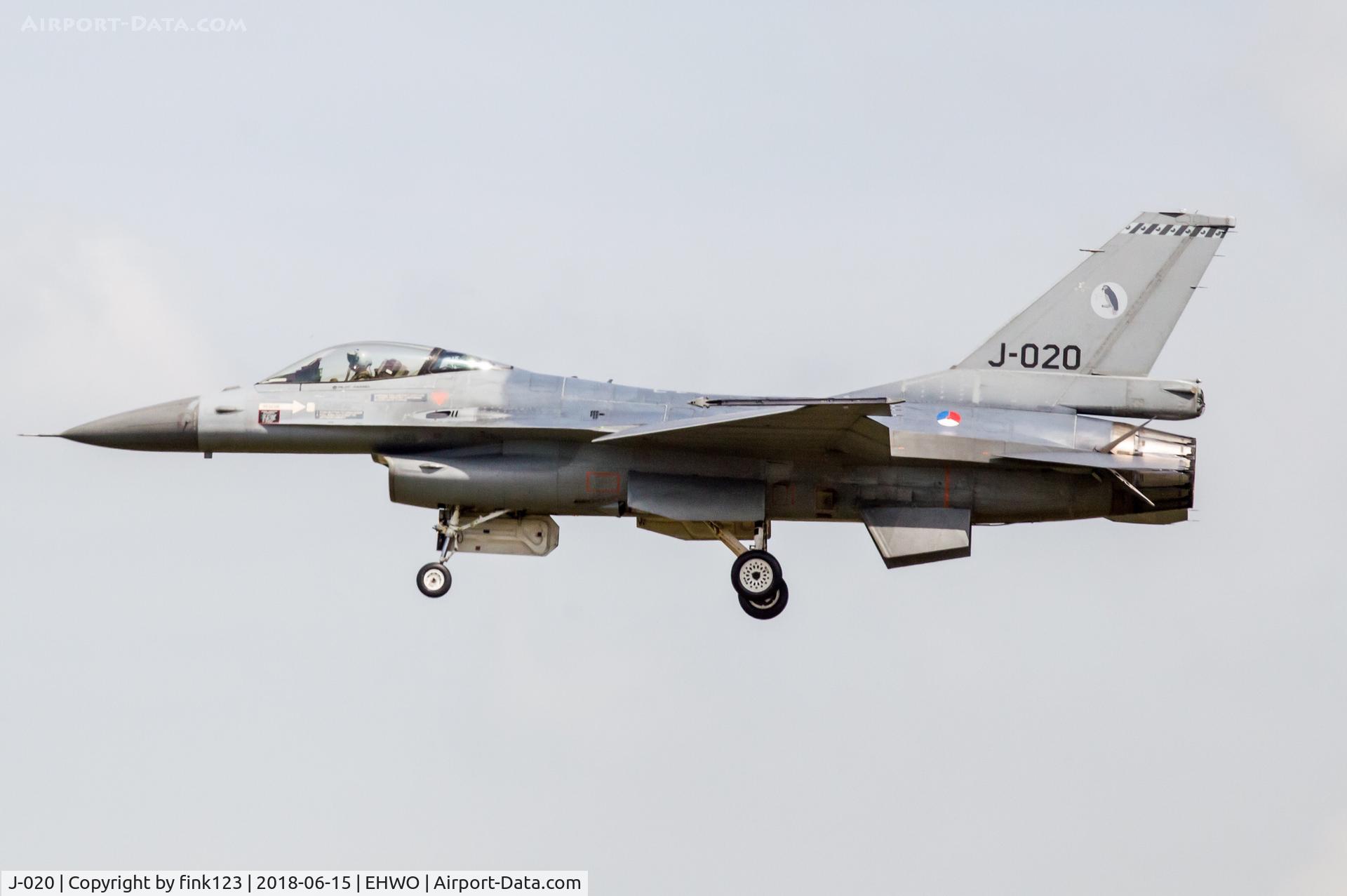 J-020, General Dynamics F-16AM Fighting Falcon C/N 6D-176, F16AM