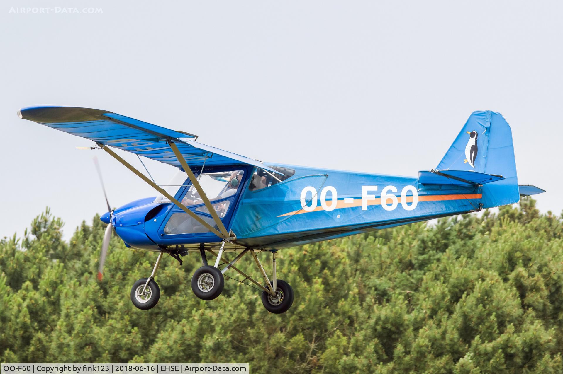 OO-F60, Rainbow Aircraft Cheetah XLS C/N CH066, 