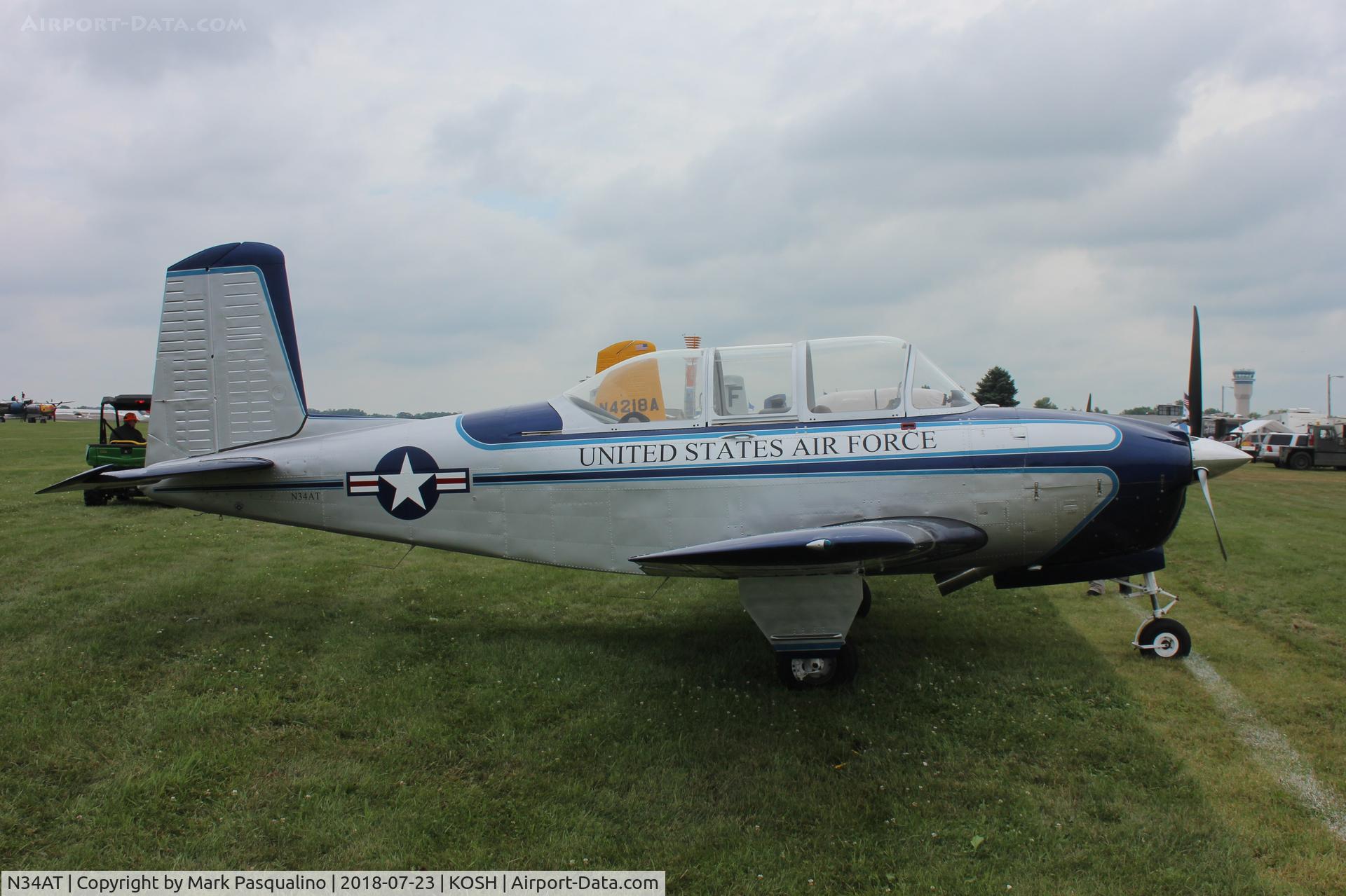 N34AT, 1957 Beech T-34A (A45) Mentor Mentor C/N G-139, Beech T-34A
