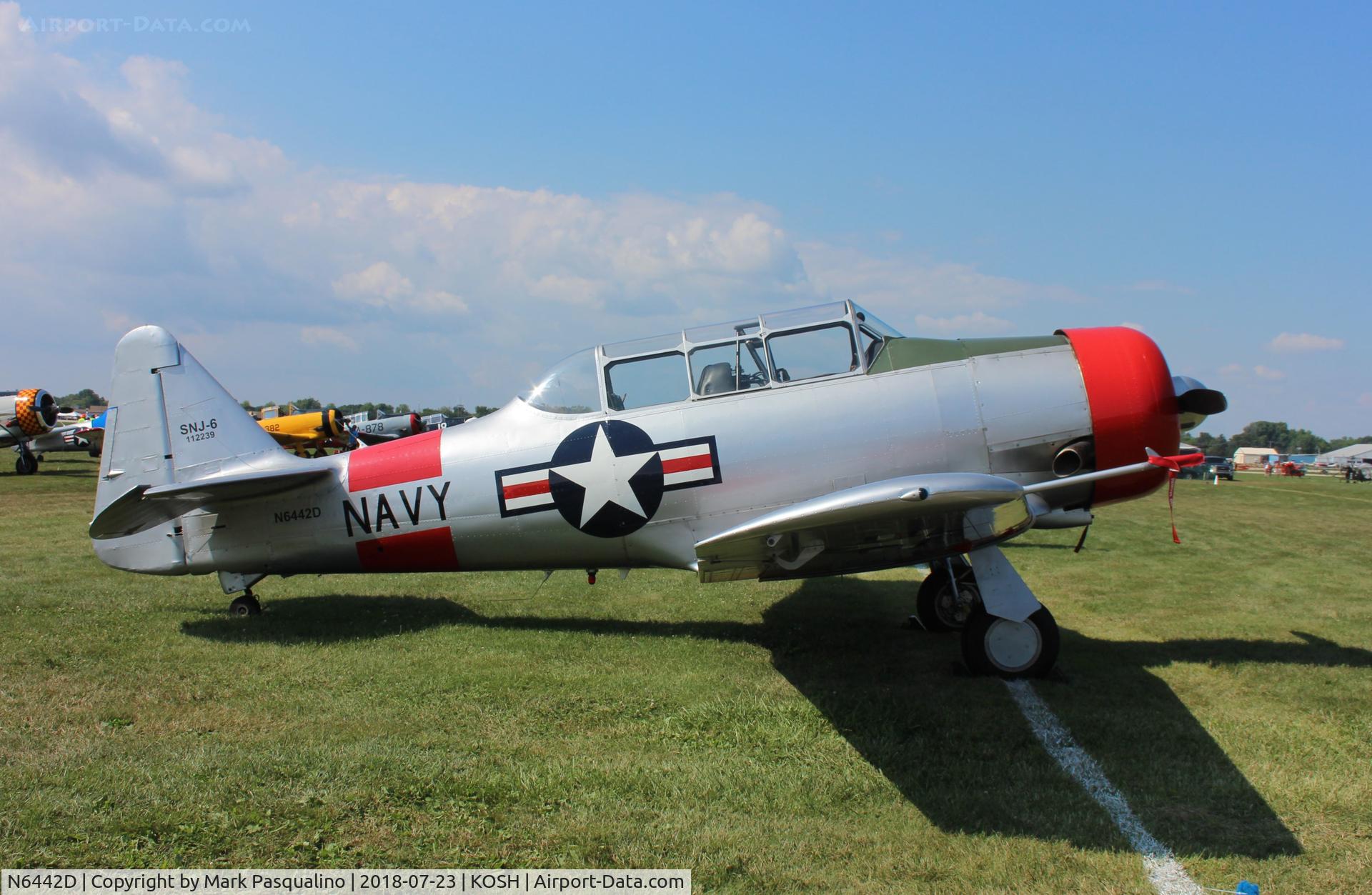 N6442D, 1959 North American SNJ-6 Texan C/N 121-43142, North American SNJ-6