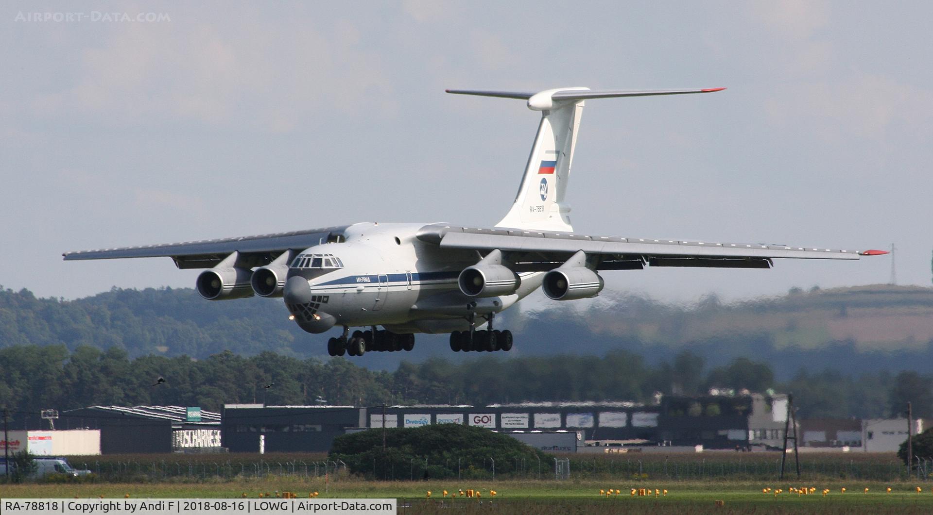 RA-78818, 1989 Ilyushin Il-76MD C/N 0093495858, Russia - 224th Flight Unit State Airline