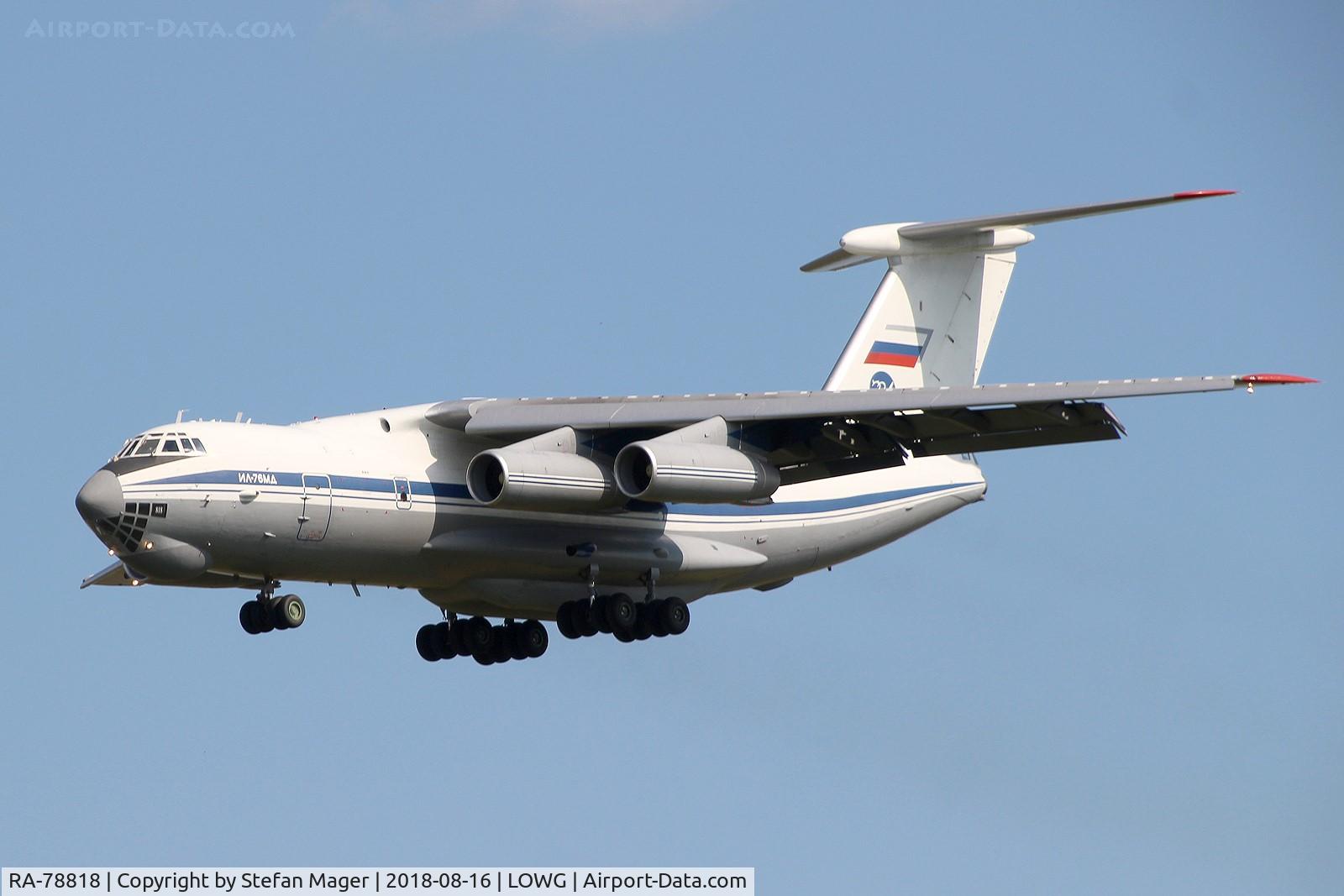 RA-78818, 1989 Ilyushin Il-76MD C/N 0093495858, Russian Air Force IL-76MD @GRZ