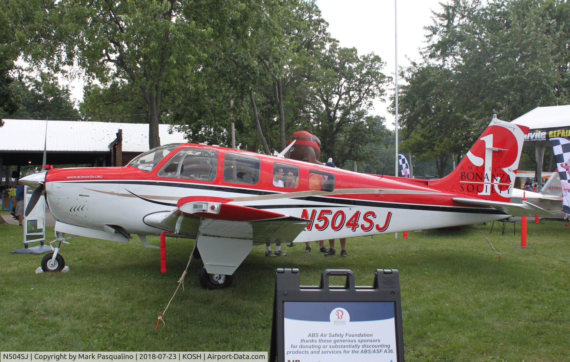 N504SJ, 1981 Beech A36 Bonanza 36 C/N E-1849, Beech A36